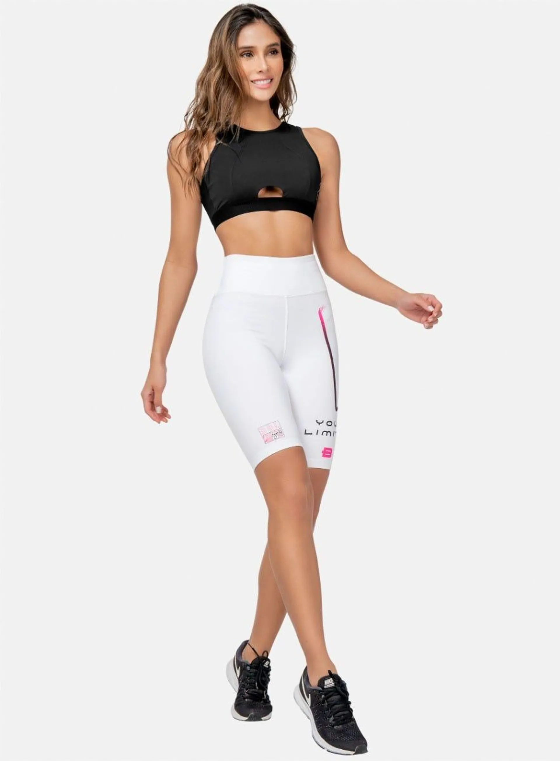 BIKER DEPORTIVO MUJER TELA SUPPLEX ESTAMPADO TALLA ÚNICA