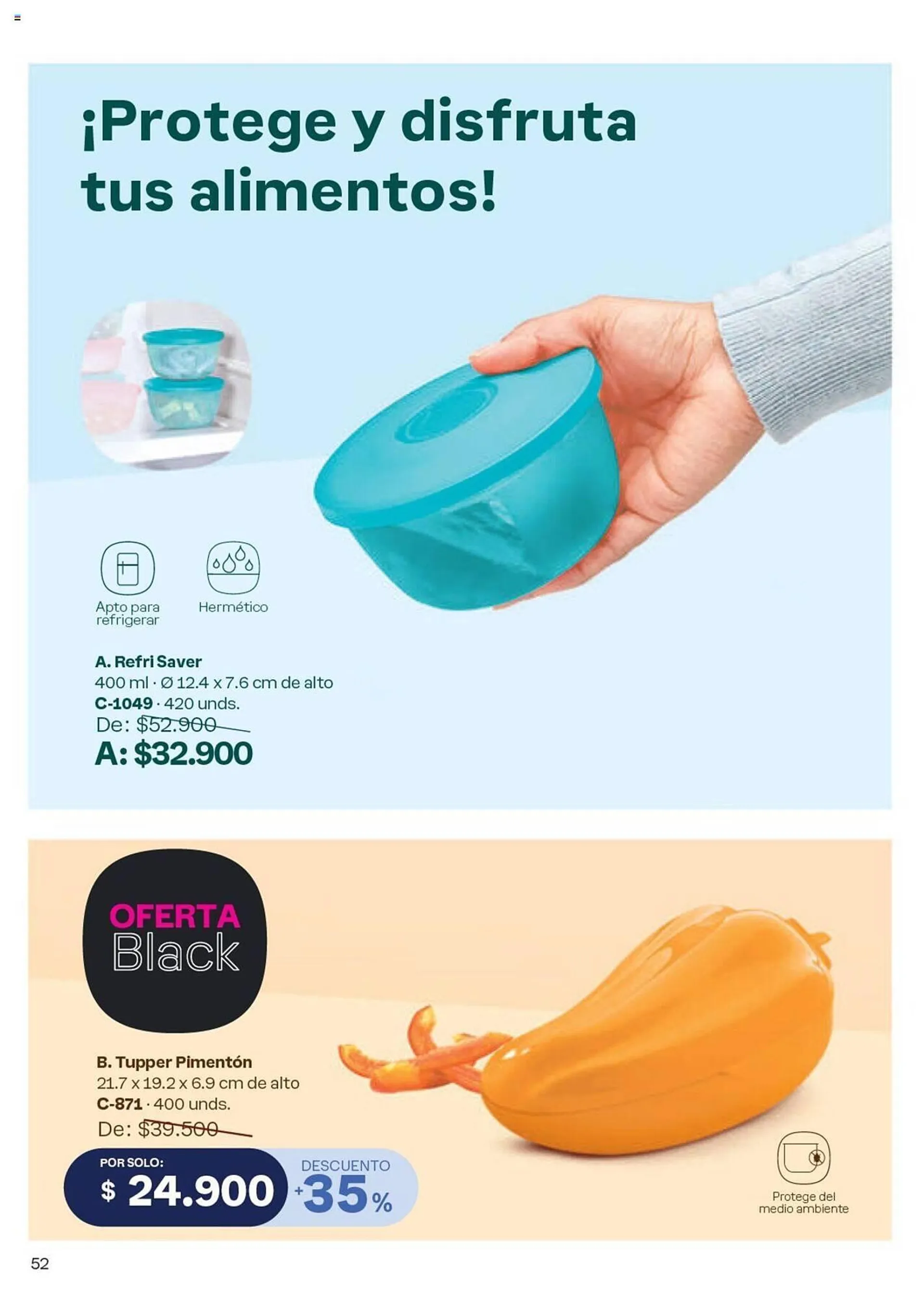 Catalogo de Catálogo Tupperware 4 de octubre al 31 de octubre 2024 - Pag 52