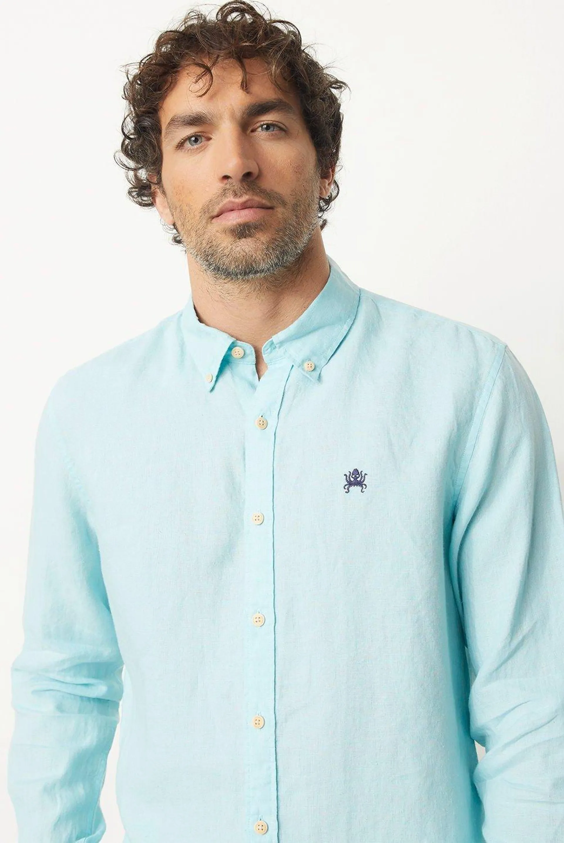 Camisa para Hombre Manga larga Slim Cascais.