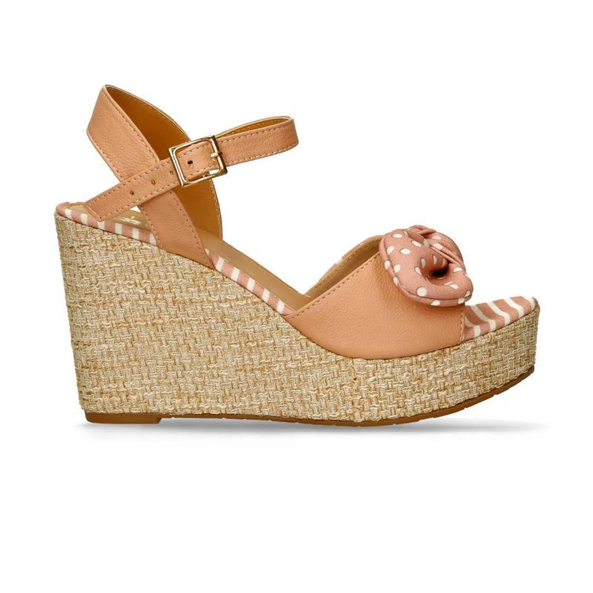 Sandalias Nude Bata Halana Mujer