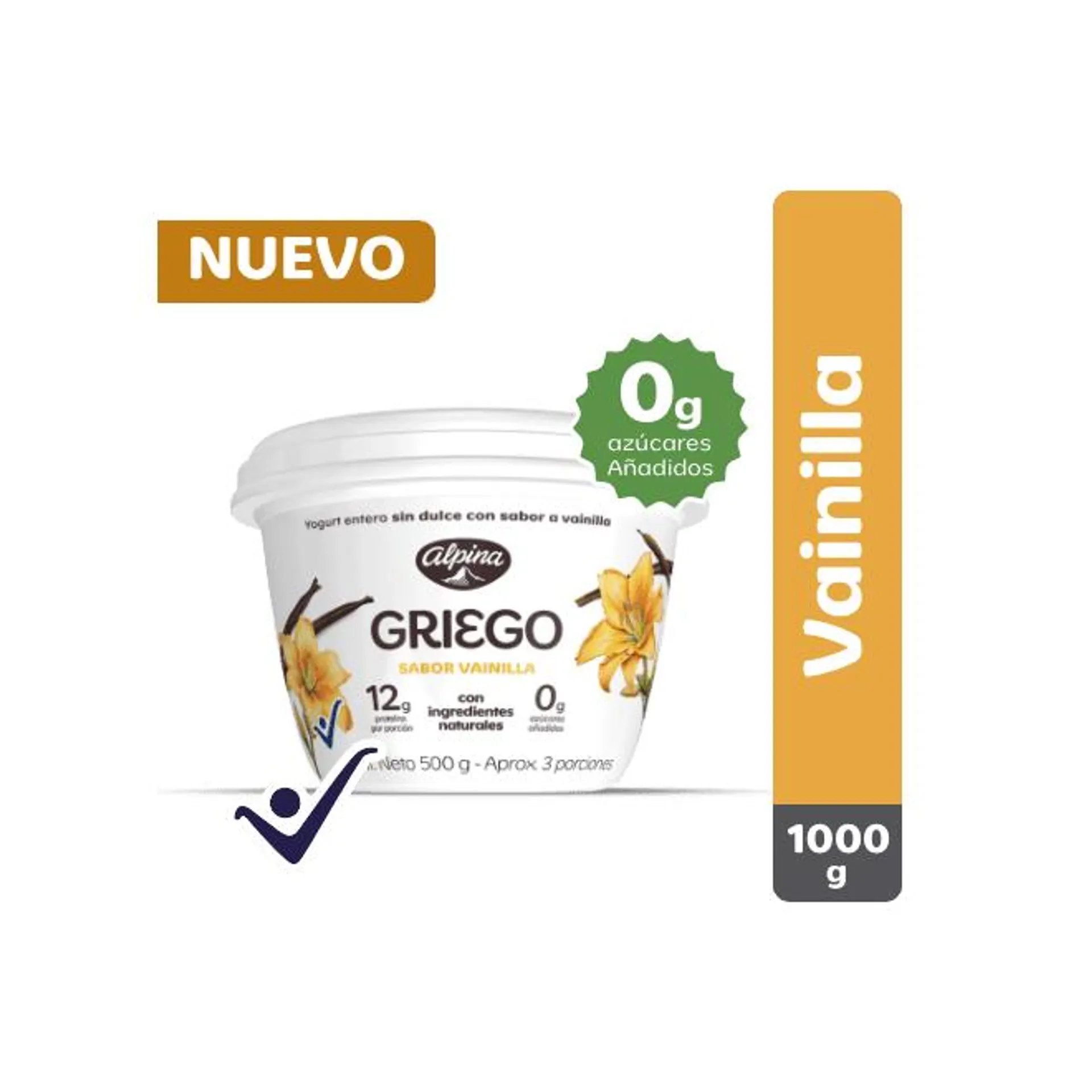 Griego Vainilla 500 g