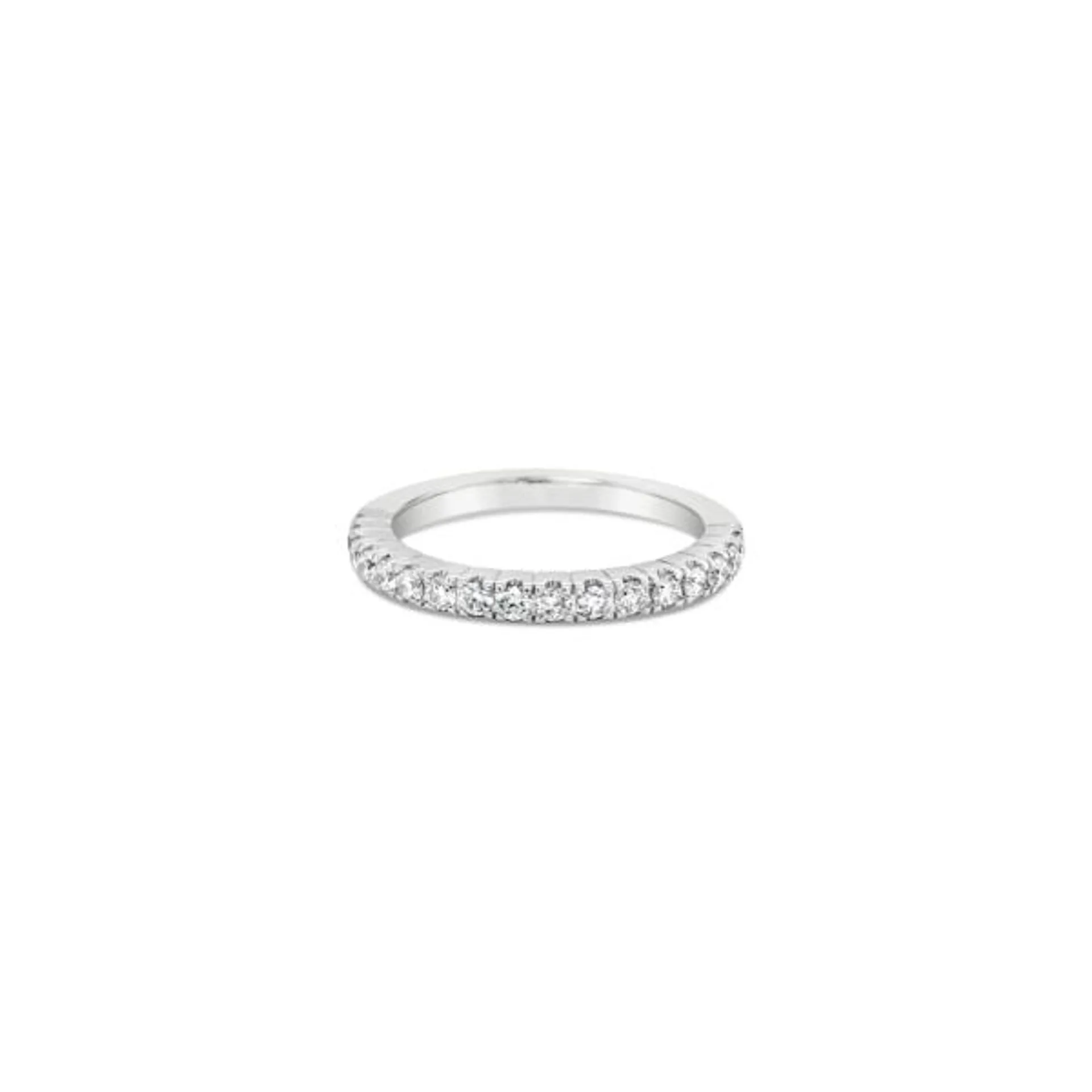 Anillo Bauer oro blanco 18K y diamantes