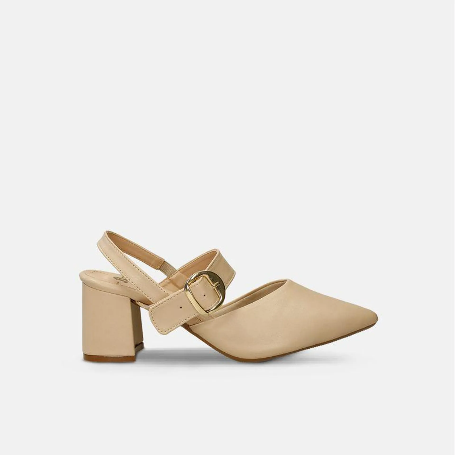 Tacones Beige Bata Juma Mujer