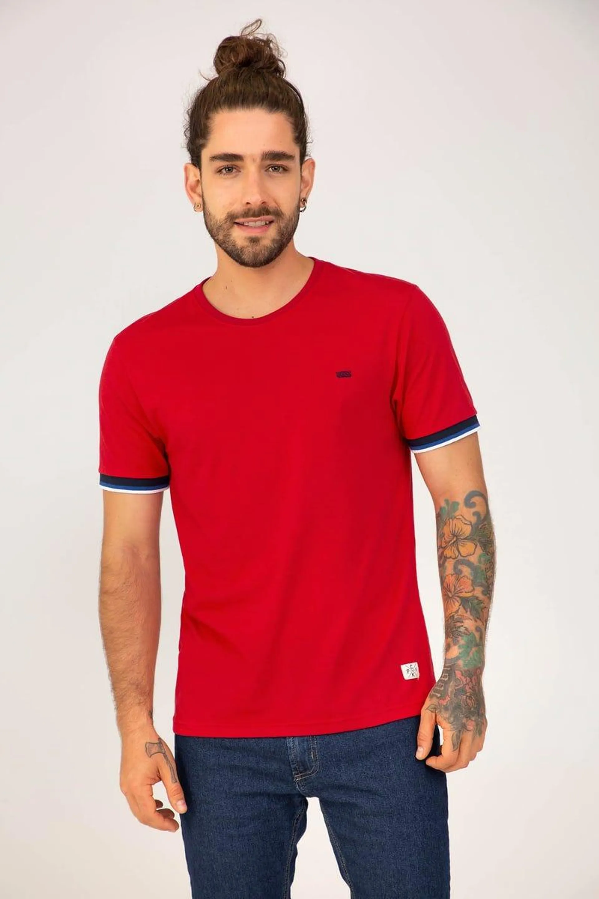 CAMISETA MANGA CORTA Rojo