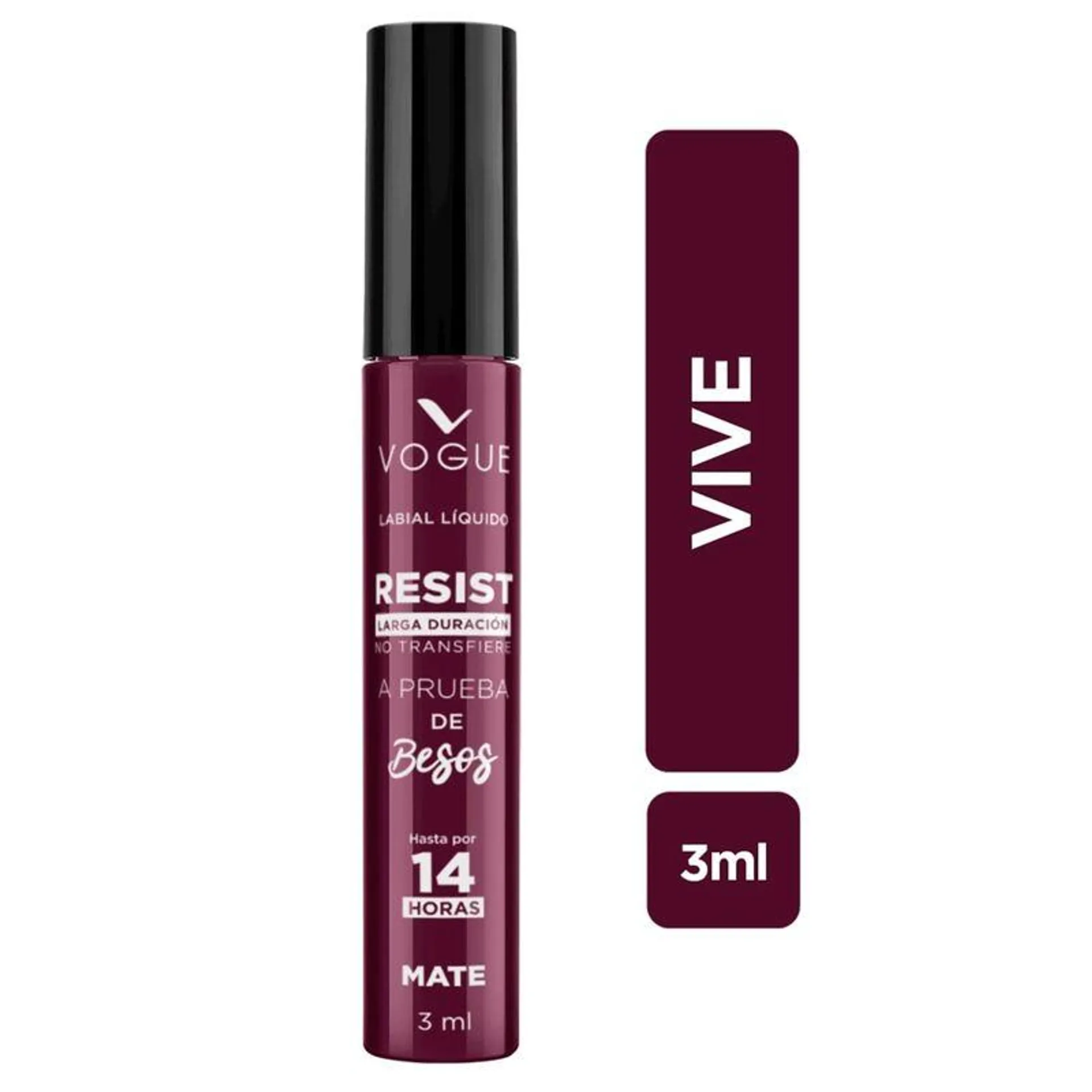 Labial Liquido Vogue Resist Vive X 3 Ml