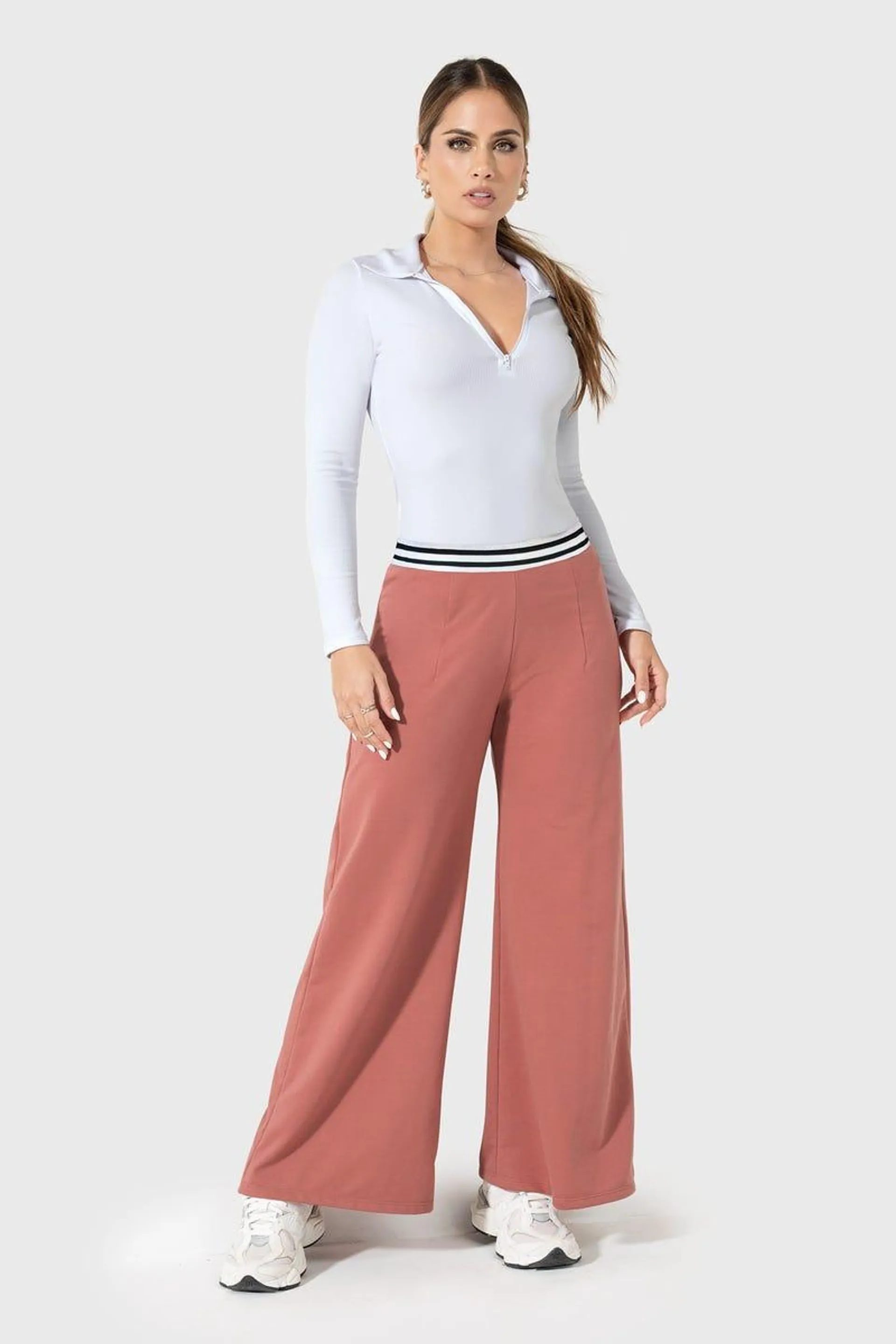 PANTALON BOTA AMPLIA Rosado