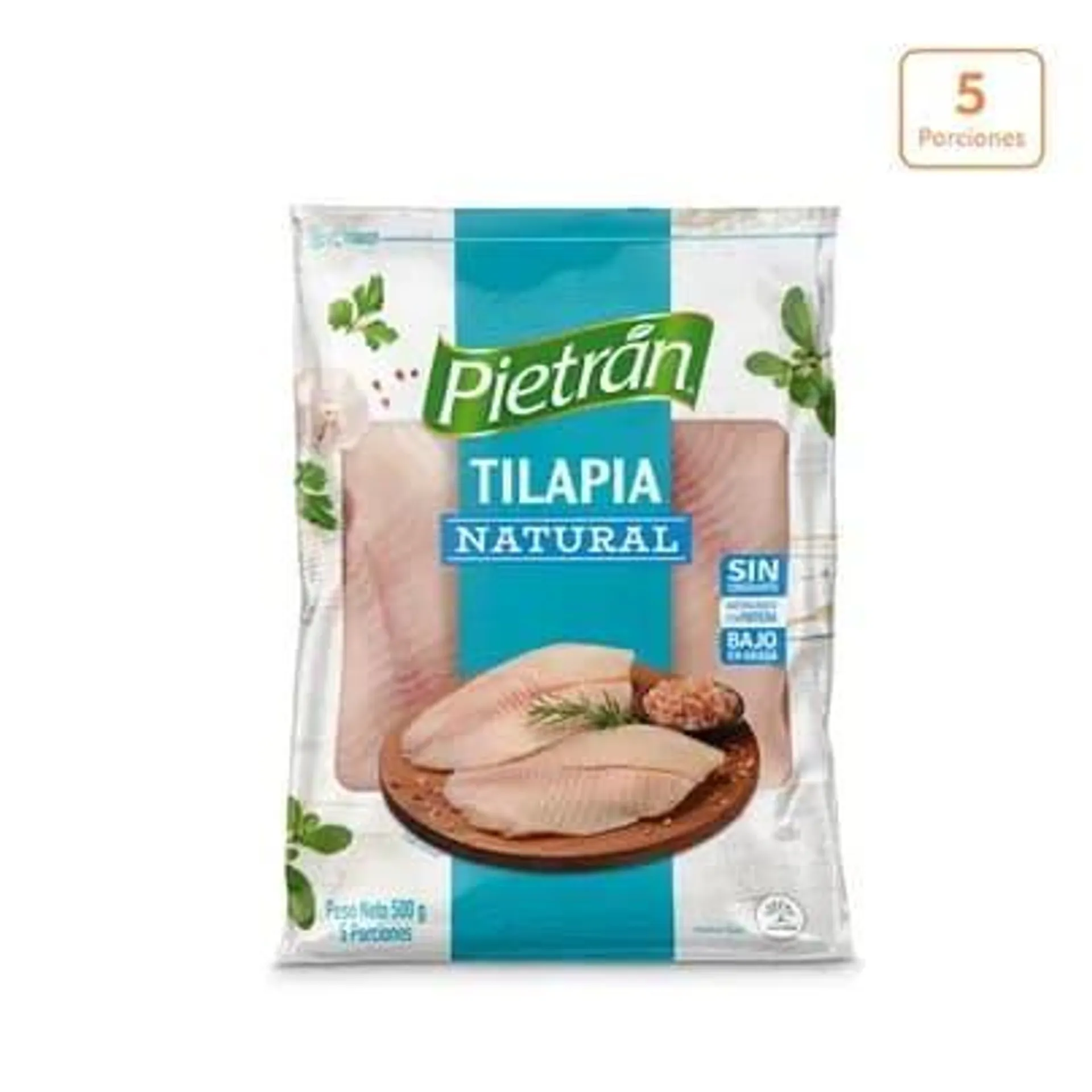 Tilapia natural Pietrán x 500g