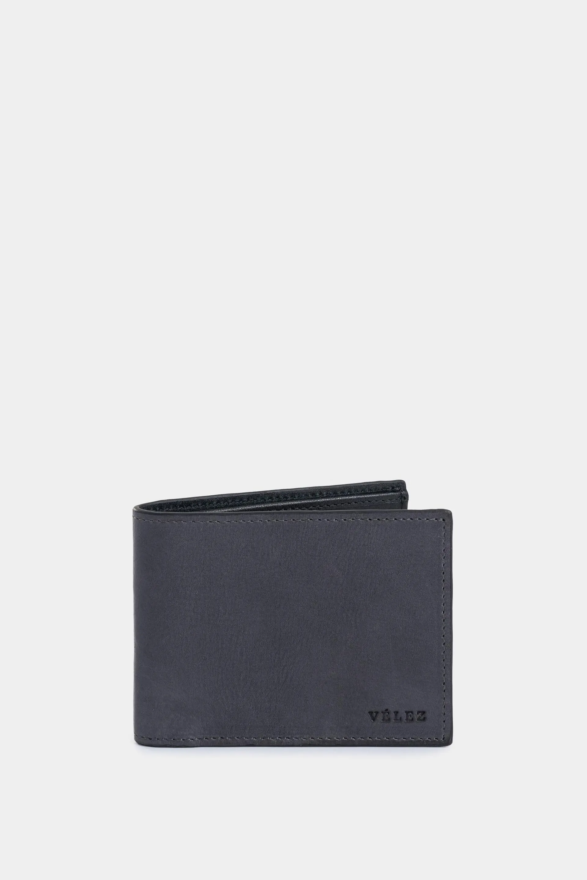 Billetera Sunlight de cuero para hombre contraste