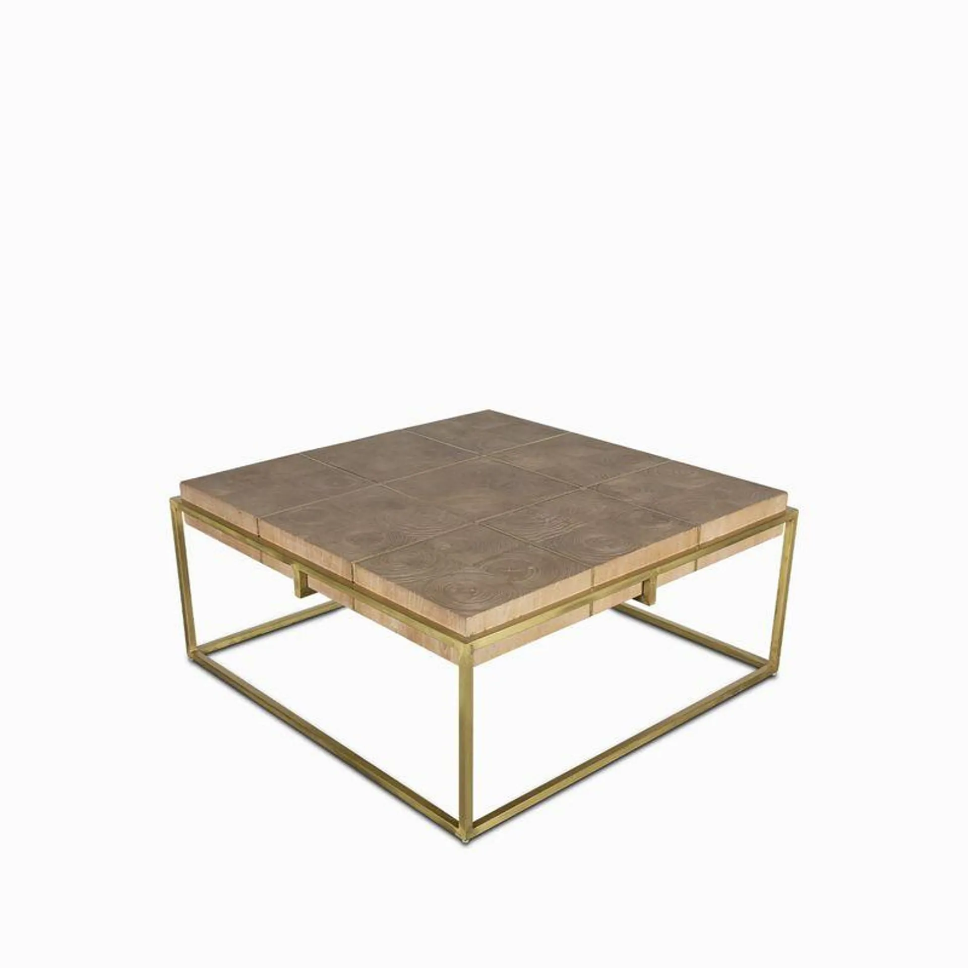 Mesa centro divisiones Brass