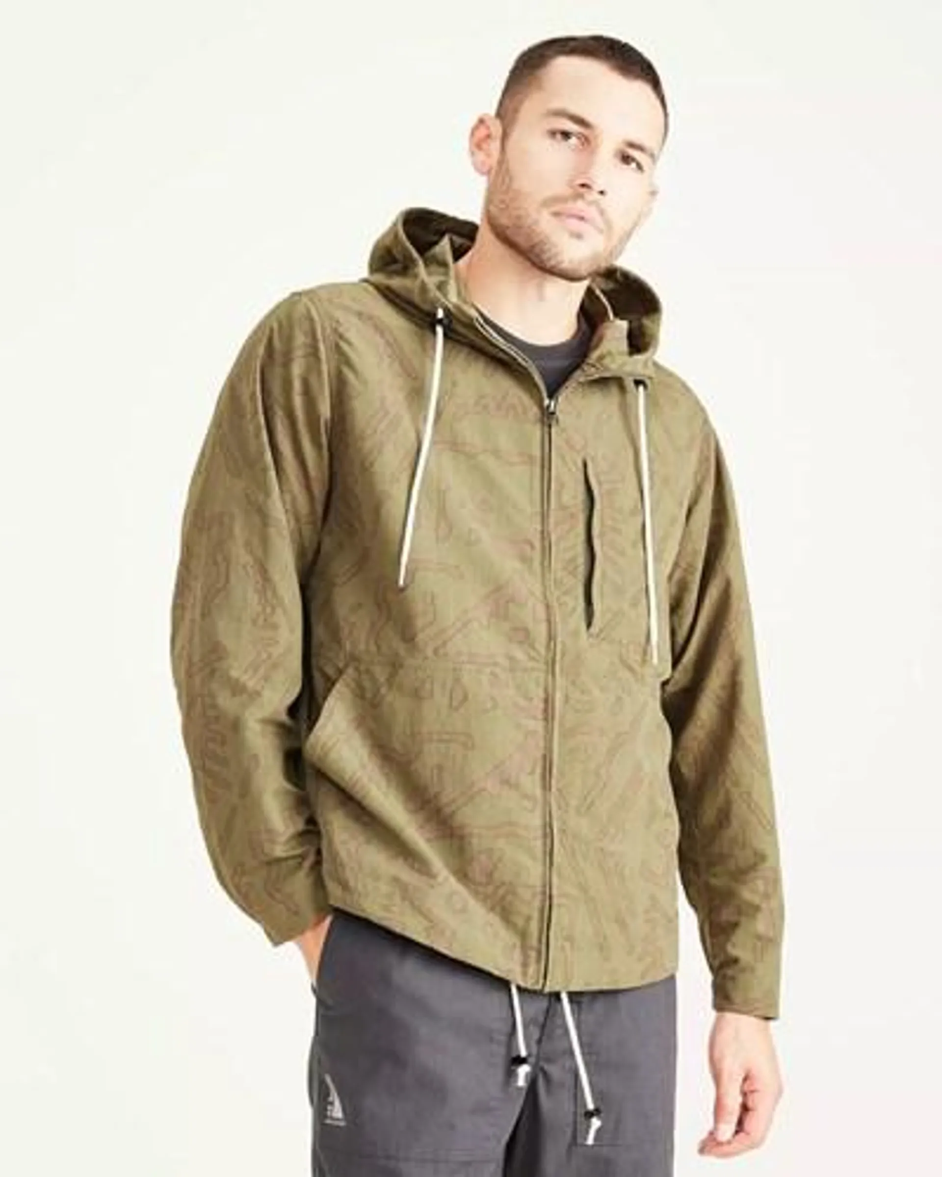 Chaquetas Dockers Full Zip Parka,Regular Fit Hombre Verde | QOIGC0726