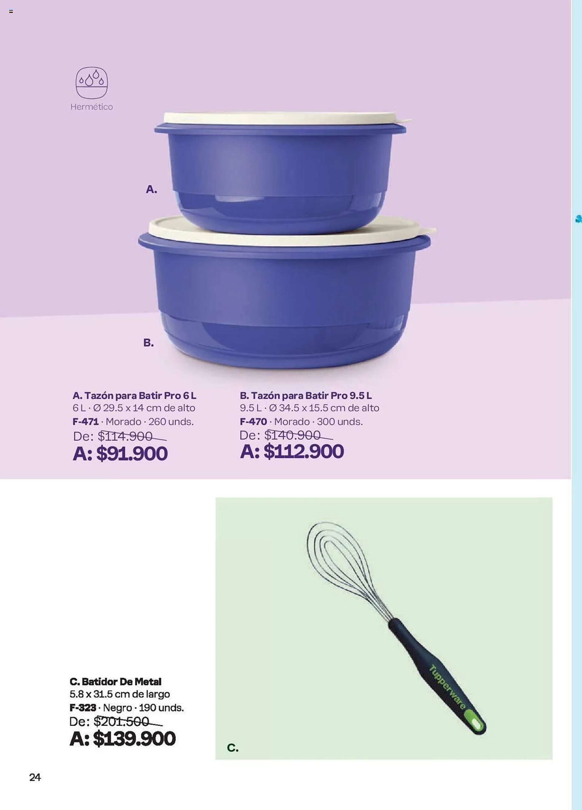 Catalogo de Catálogo Tupperware 14 de junio al 11 de julio 2024 - Pag 24