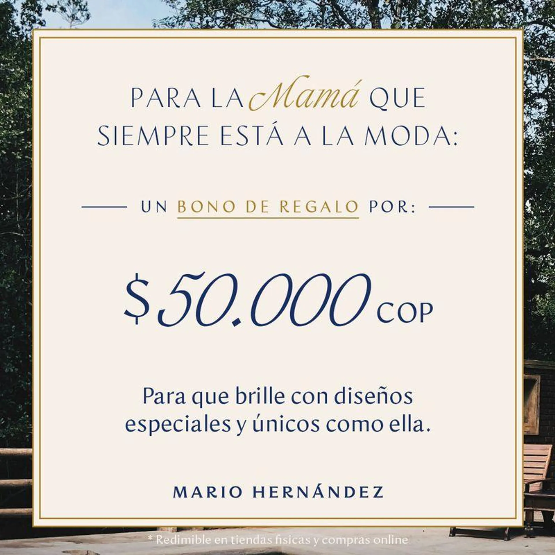 Bono Regalo MH 50.000 MARIO HERNÁNDEZ