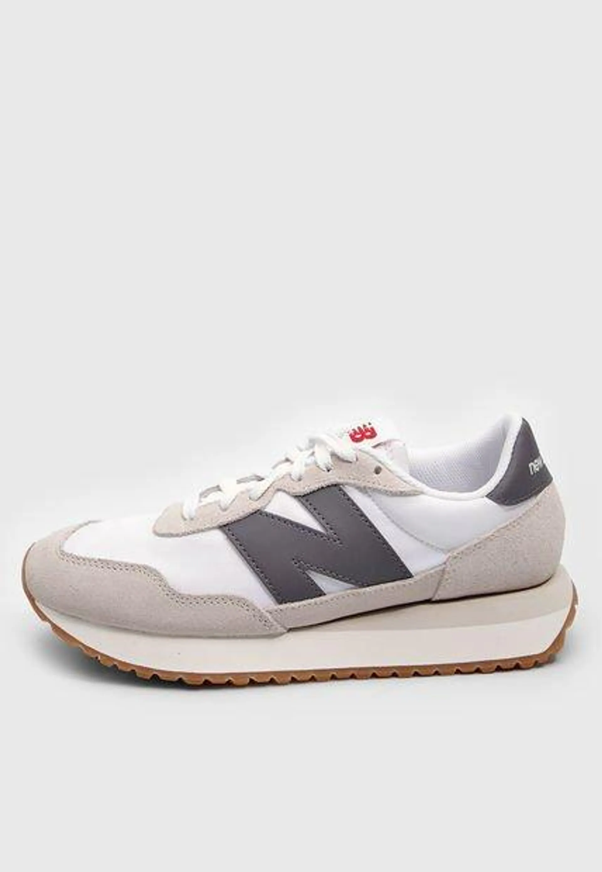 Tenis Lifestyle Blanco-Gris-Rojo New Balance 237