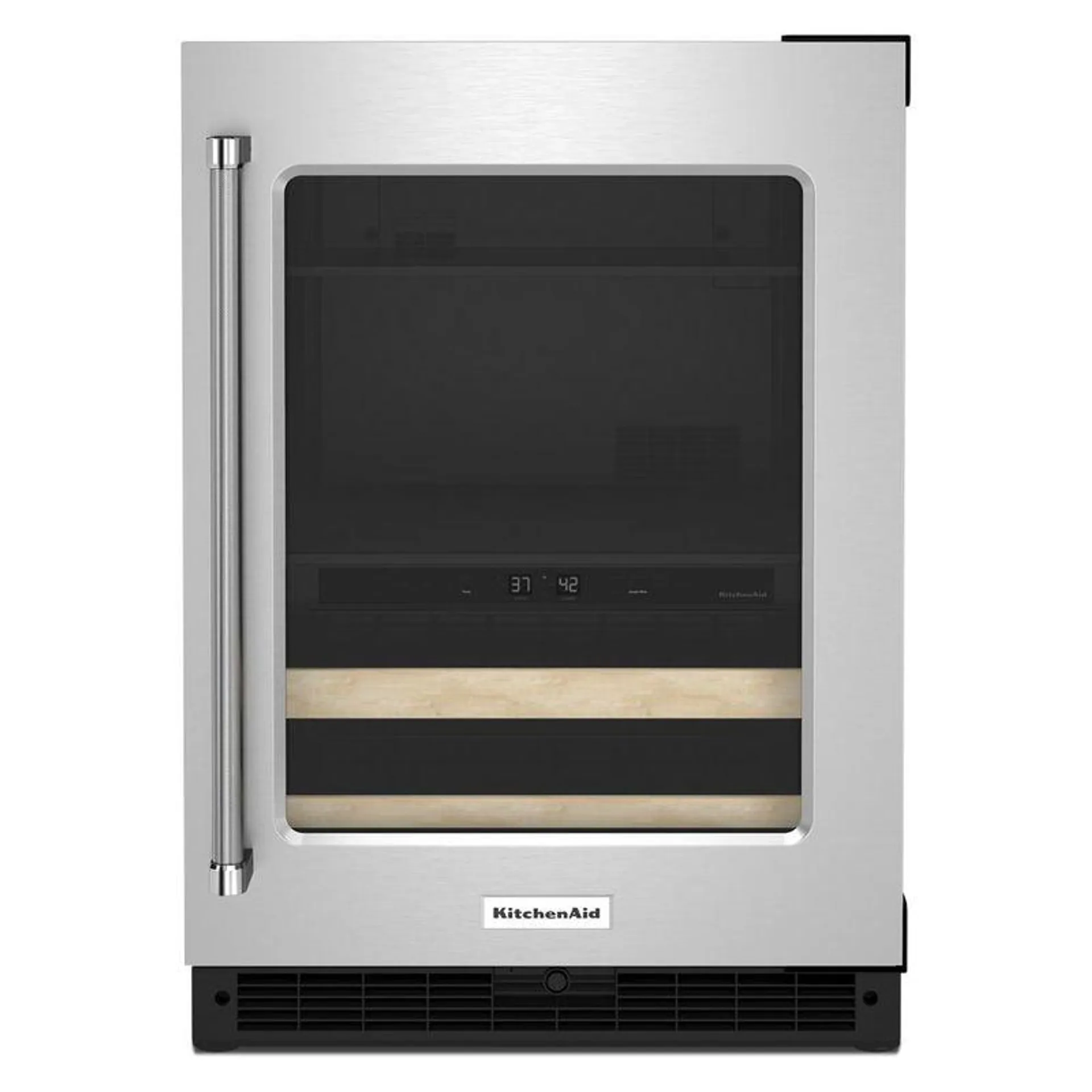 Frigobar 138 L KitchenAid Acero Inoxidable Puerta Apertura Derecha