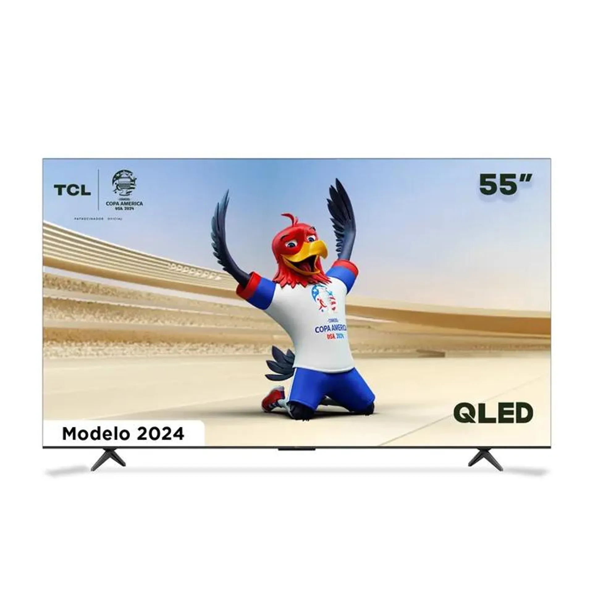 TV TCL 55" Pulgadas 139 cm 55 C655 Advanced 4K-UHD QLED Smart TV Google