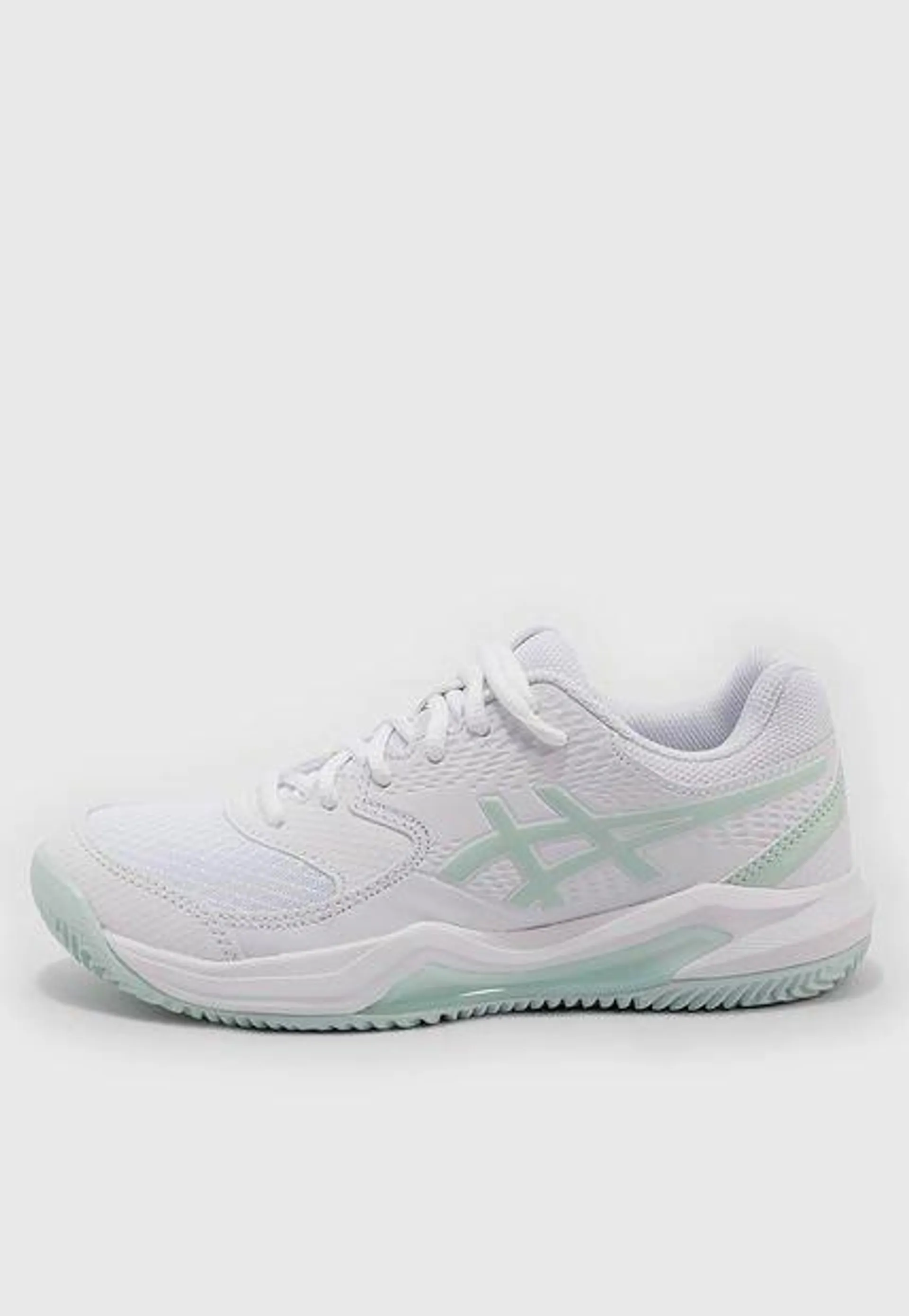 Tenis para Tennis Celeste-Blanco asics GEL-Dedicate 8 Clay