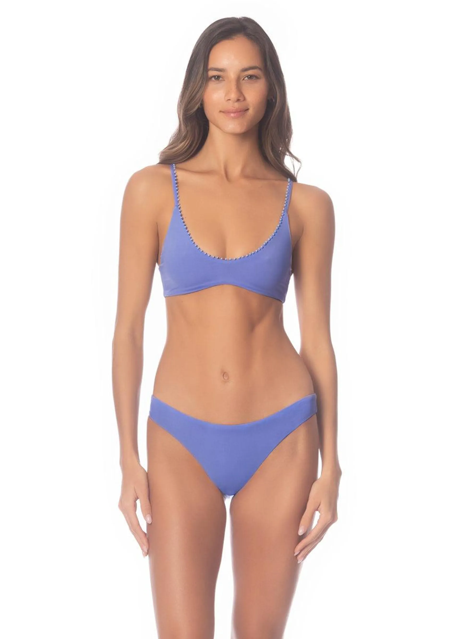 Deep Periwinkle Liberties Classic Bralette Bikini Top