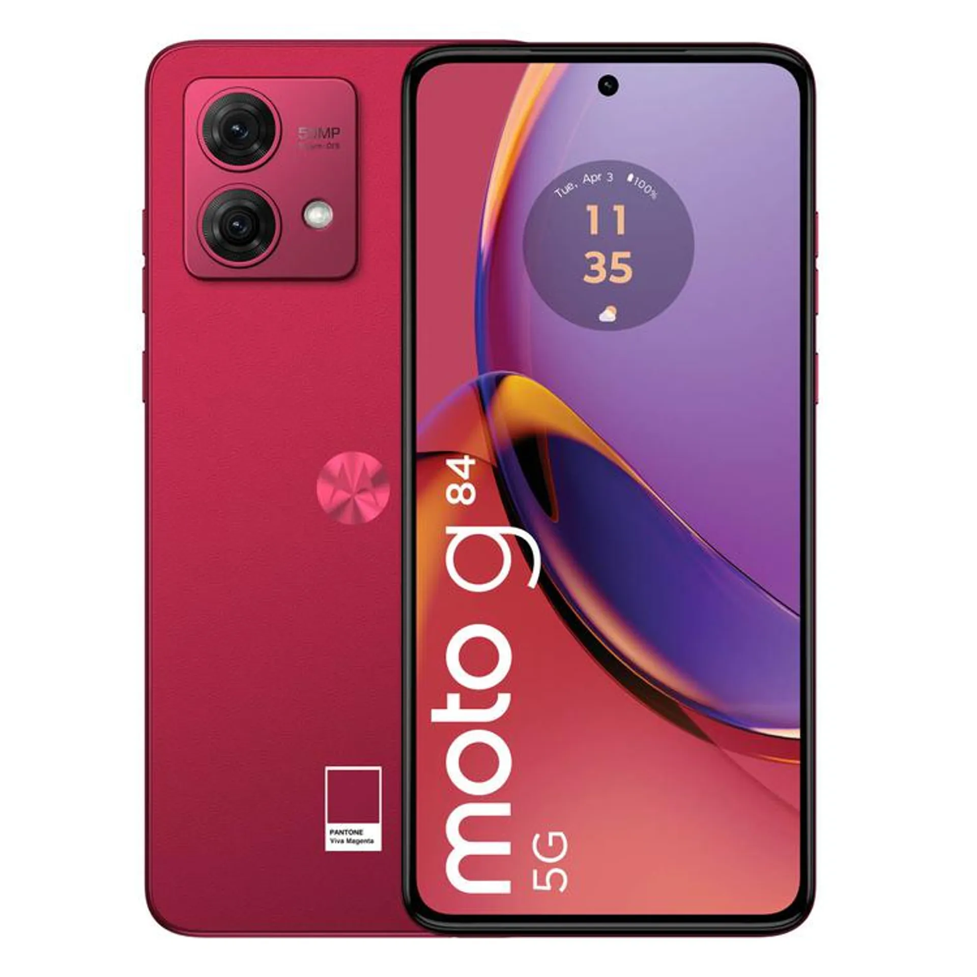 Celular MOTOROLA G84 256GB 5G Rojo