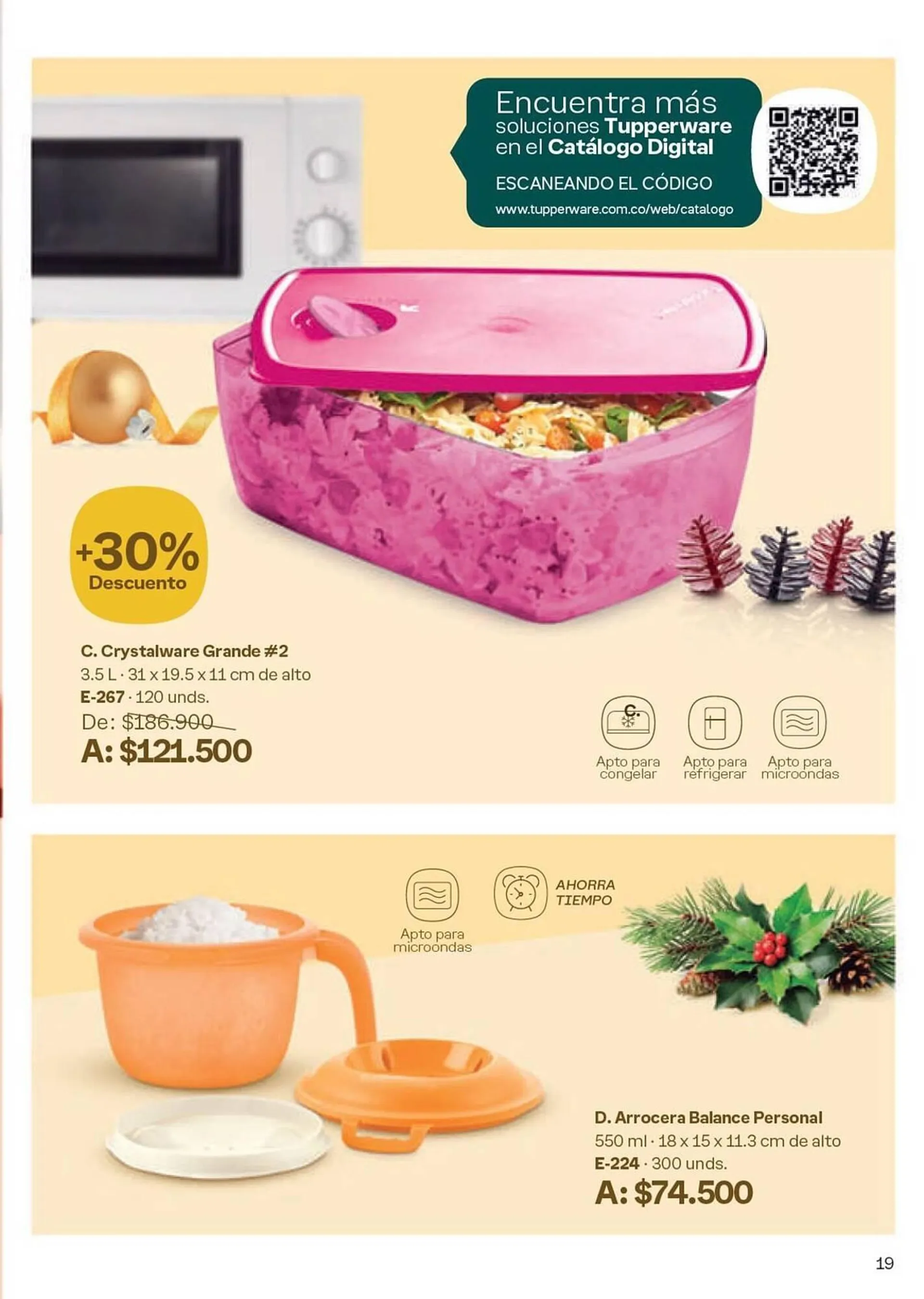 Catalogo de Catálogo Tupperware 19 de noviembre al 31 de diciembre 2024 - Pag 19