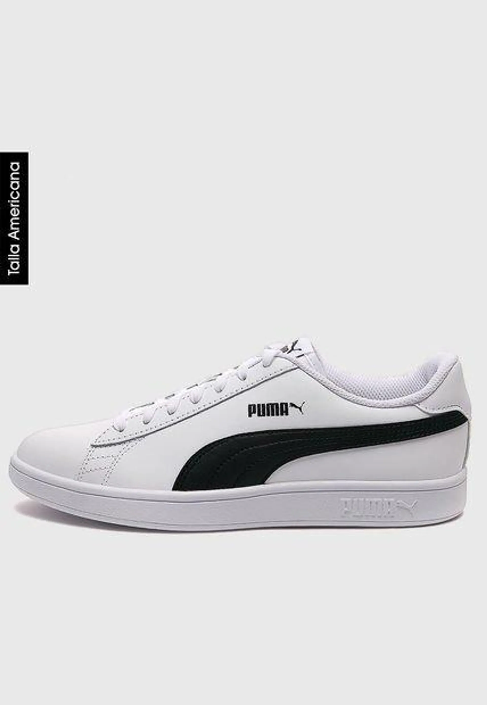 Tenis Lifestyle Blanco-Negro Puma Smash V2 L