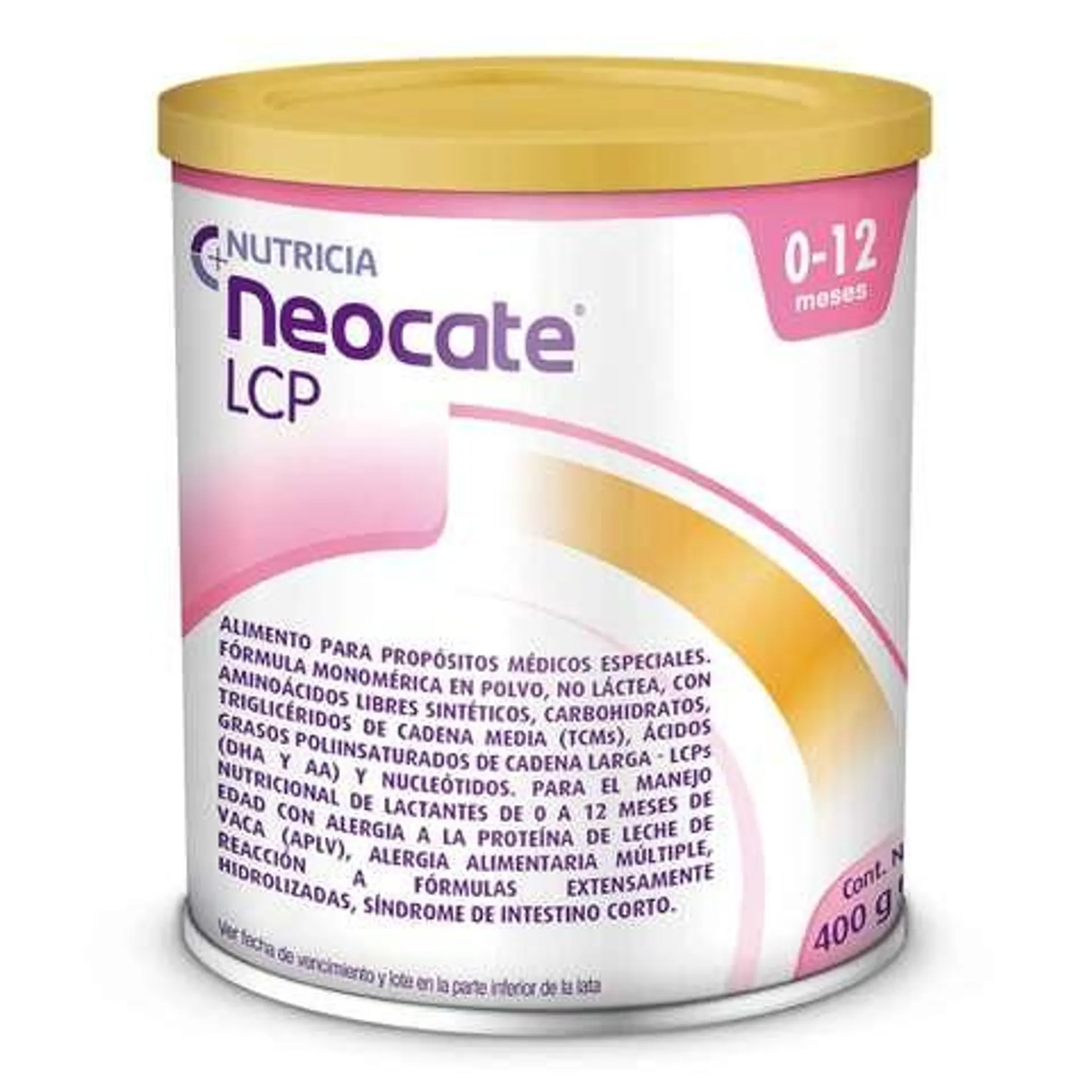 Formula Infantil Neocate Lcp Ninos Tarro X 400 Gr