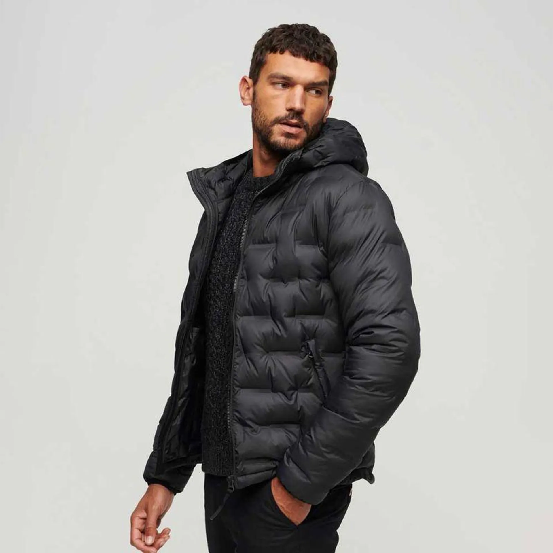 Chaqueta Padded Para Hombre Quilted Puffer Coat Superdry