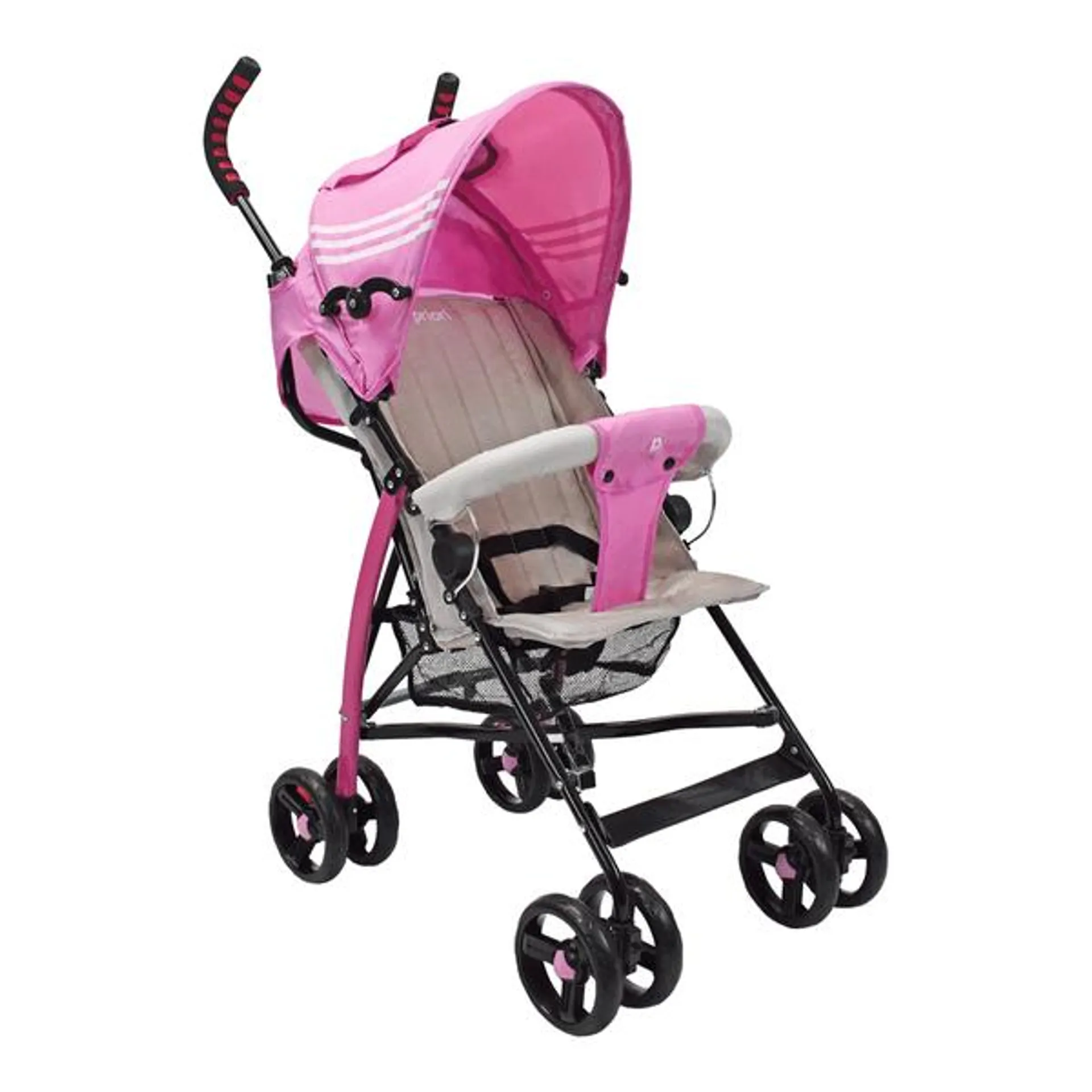 Coche Paseador para Bebé Rosa - Priori