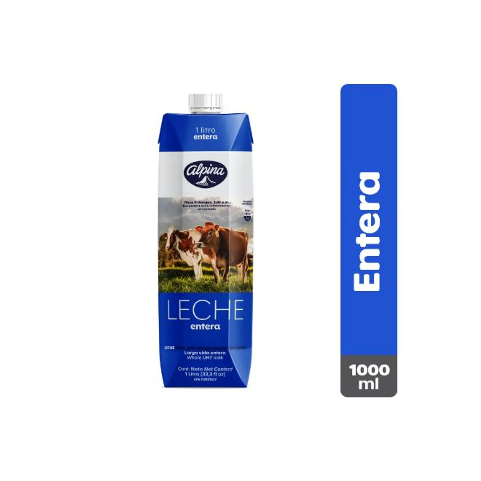 Leche Entera Alpina Caja 1000 ml