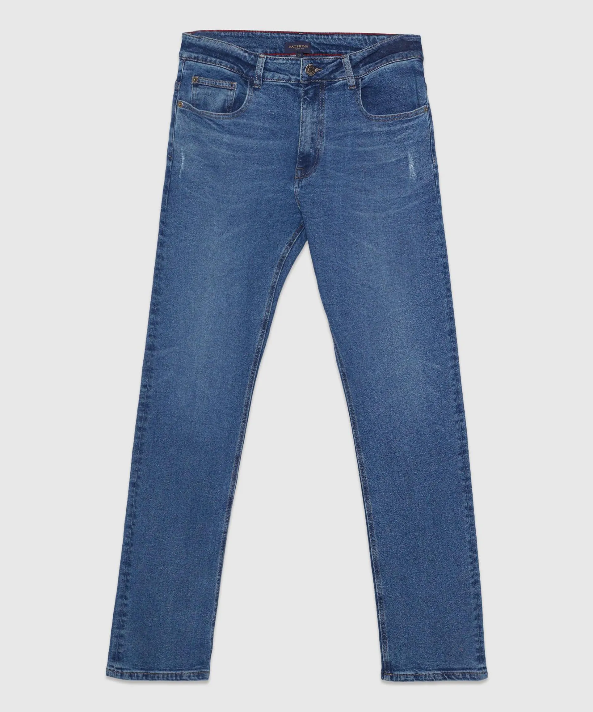 Jean Regular Fit Con Desgaste