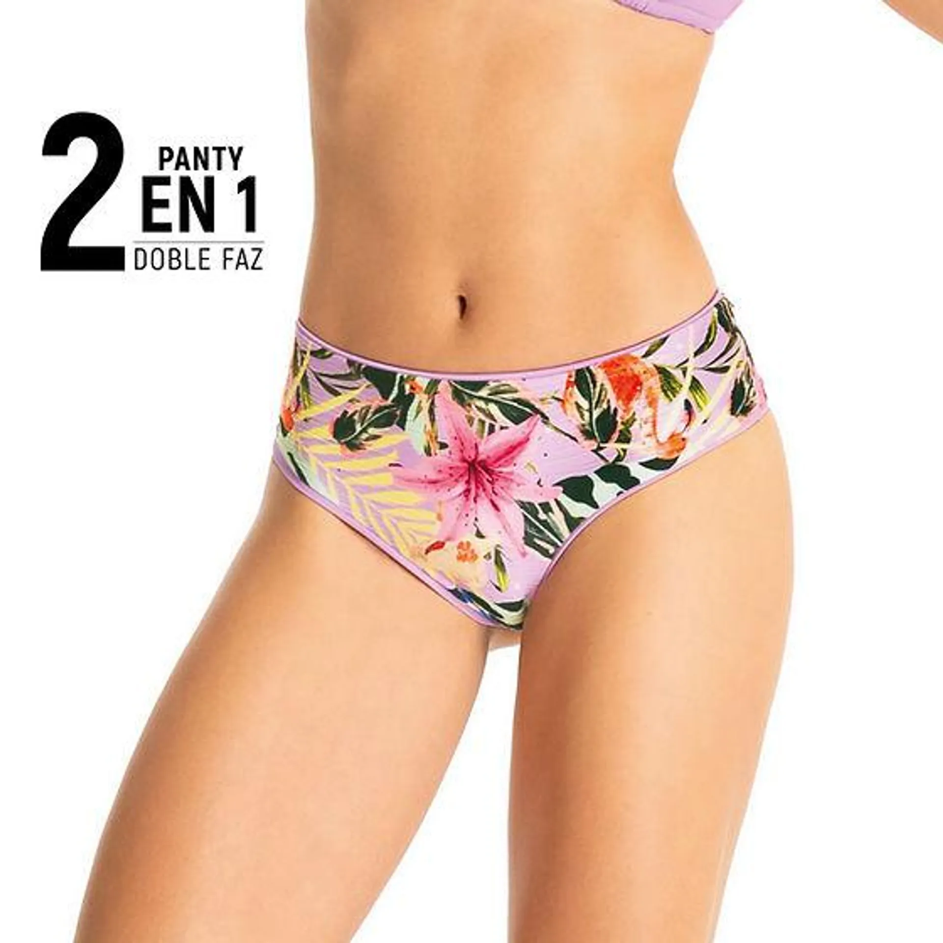 PANTY CULOTTE DOBLE FAZ · 812213 · Flamenco violeta