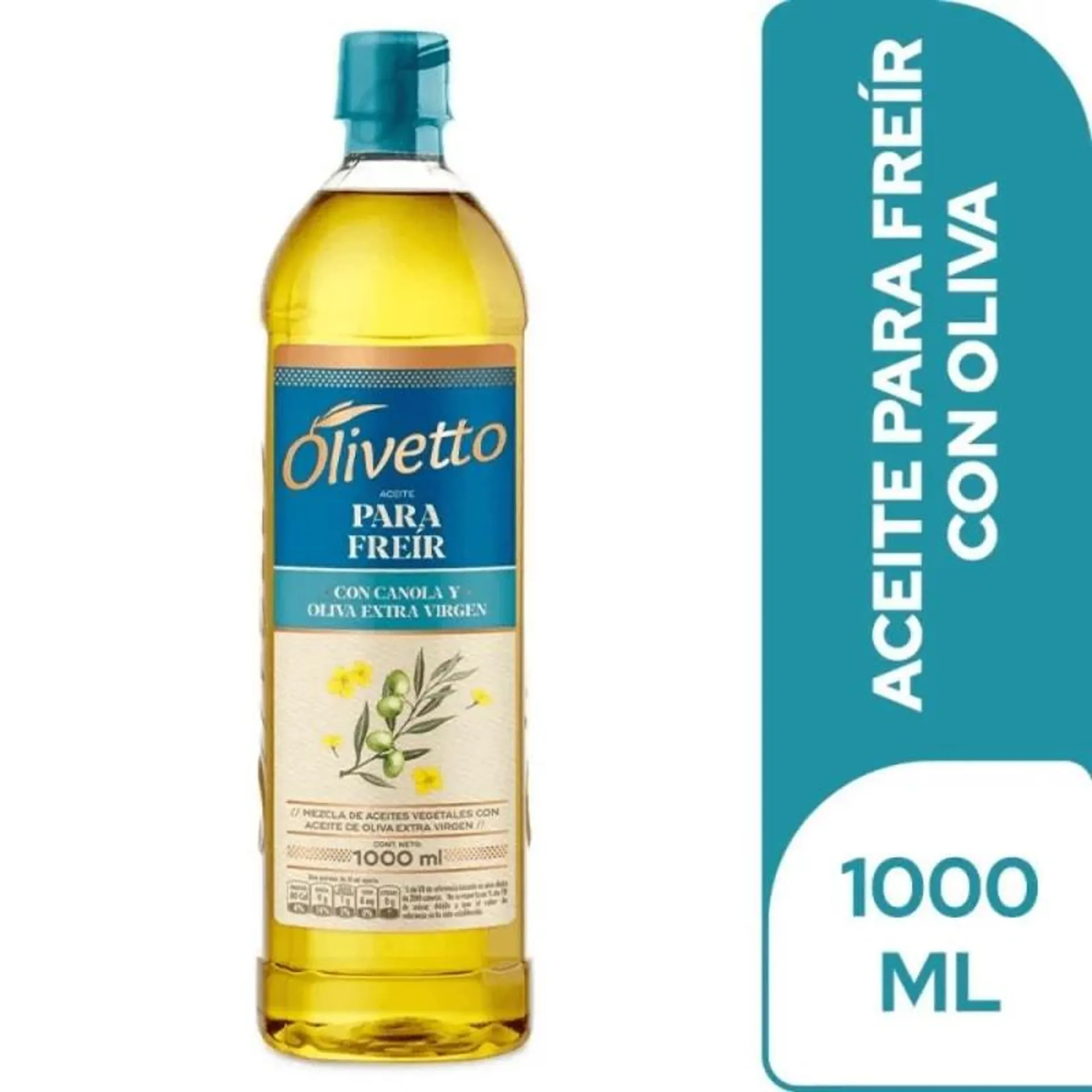 Aceite De Oliva Olivetto Freido Profesional 1000 cm3