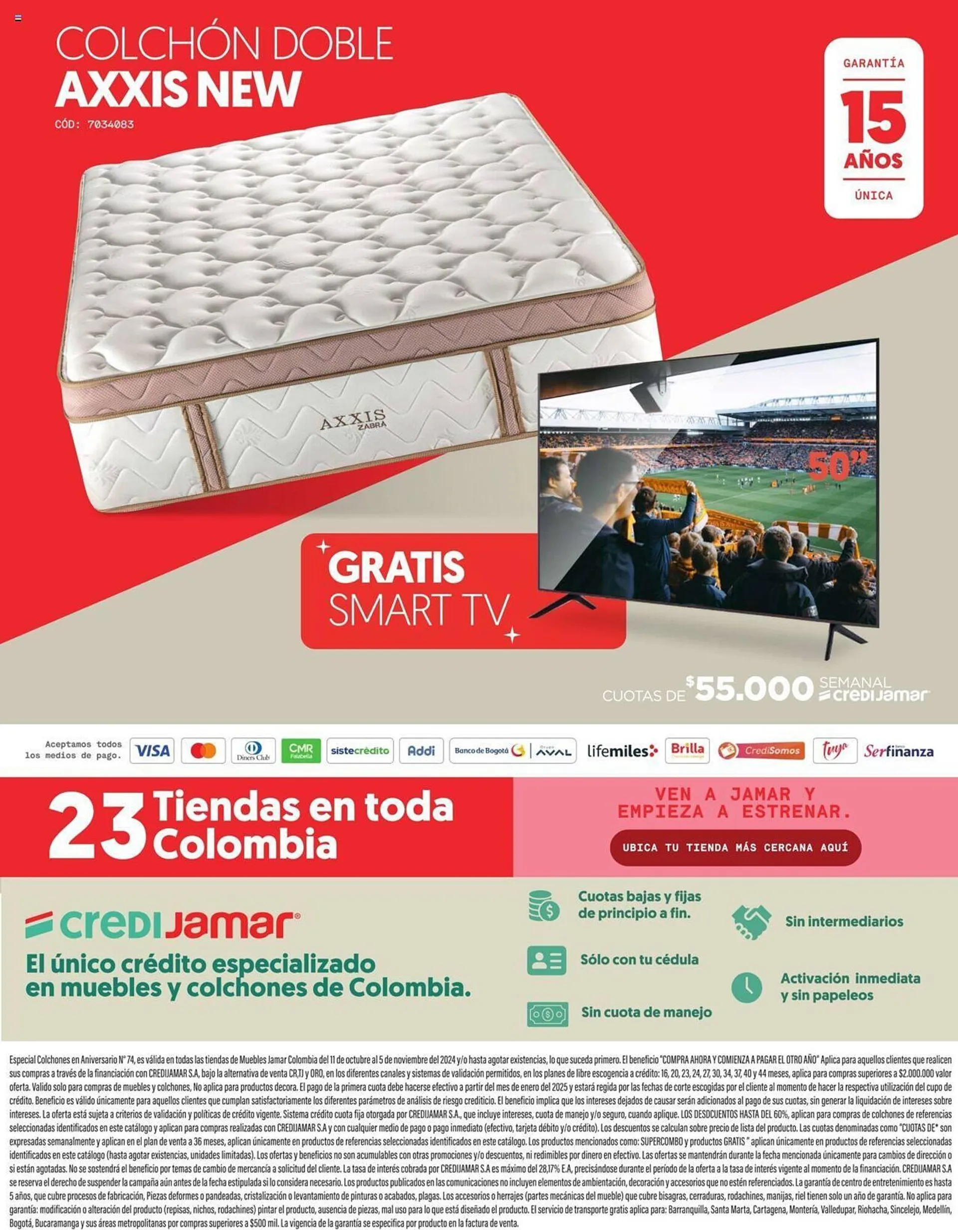 Catalogo de Catálogo Muebles Jamar 11 de octubre al 5 de noviembre 2024 - Pag 13