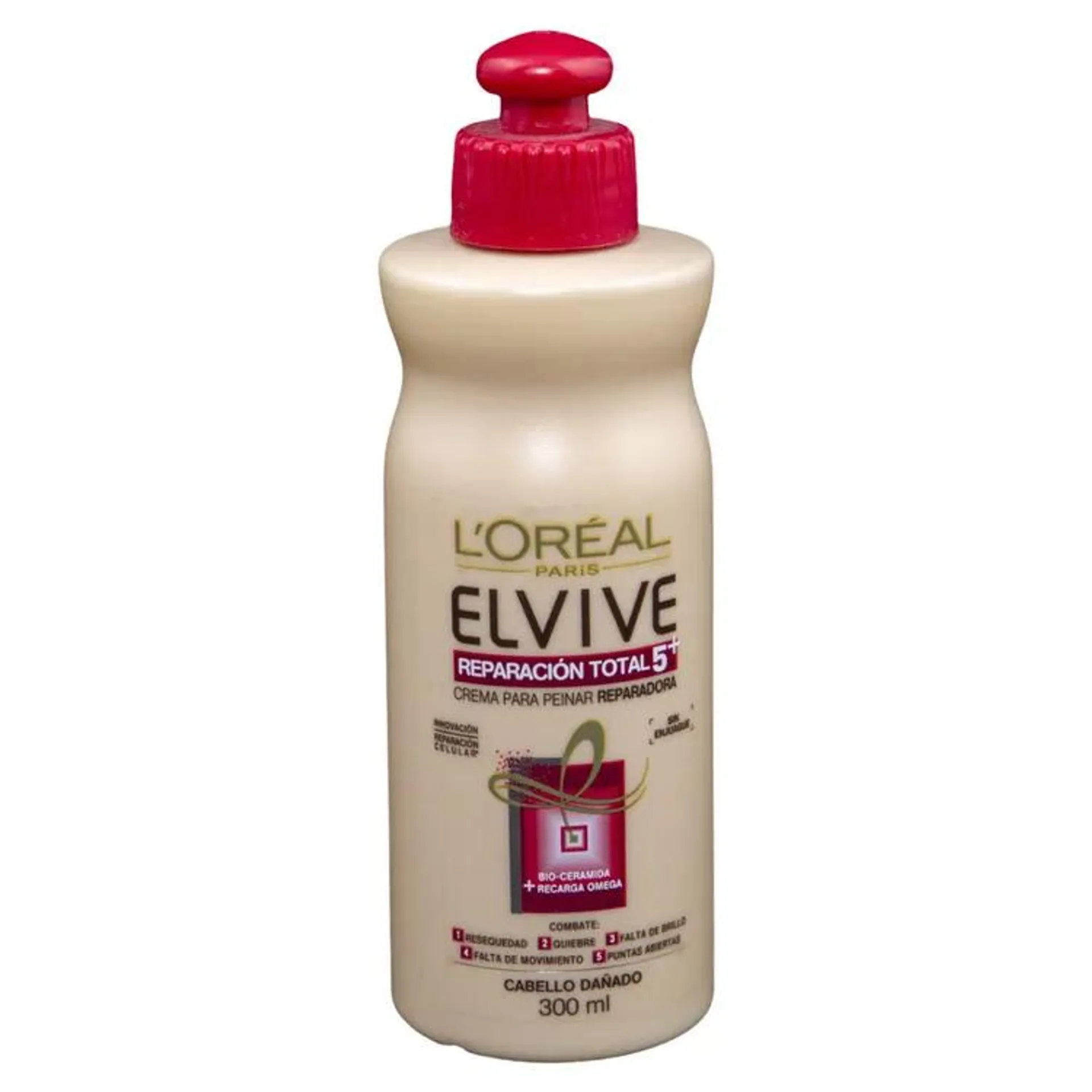 Crema para peinar Elvive LOreal Paris reparacion total 5 x 300ml