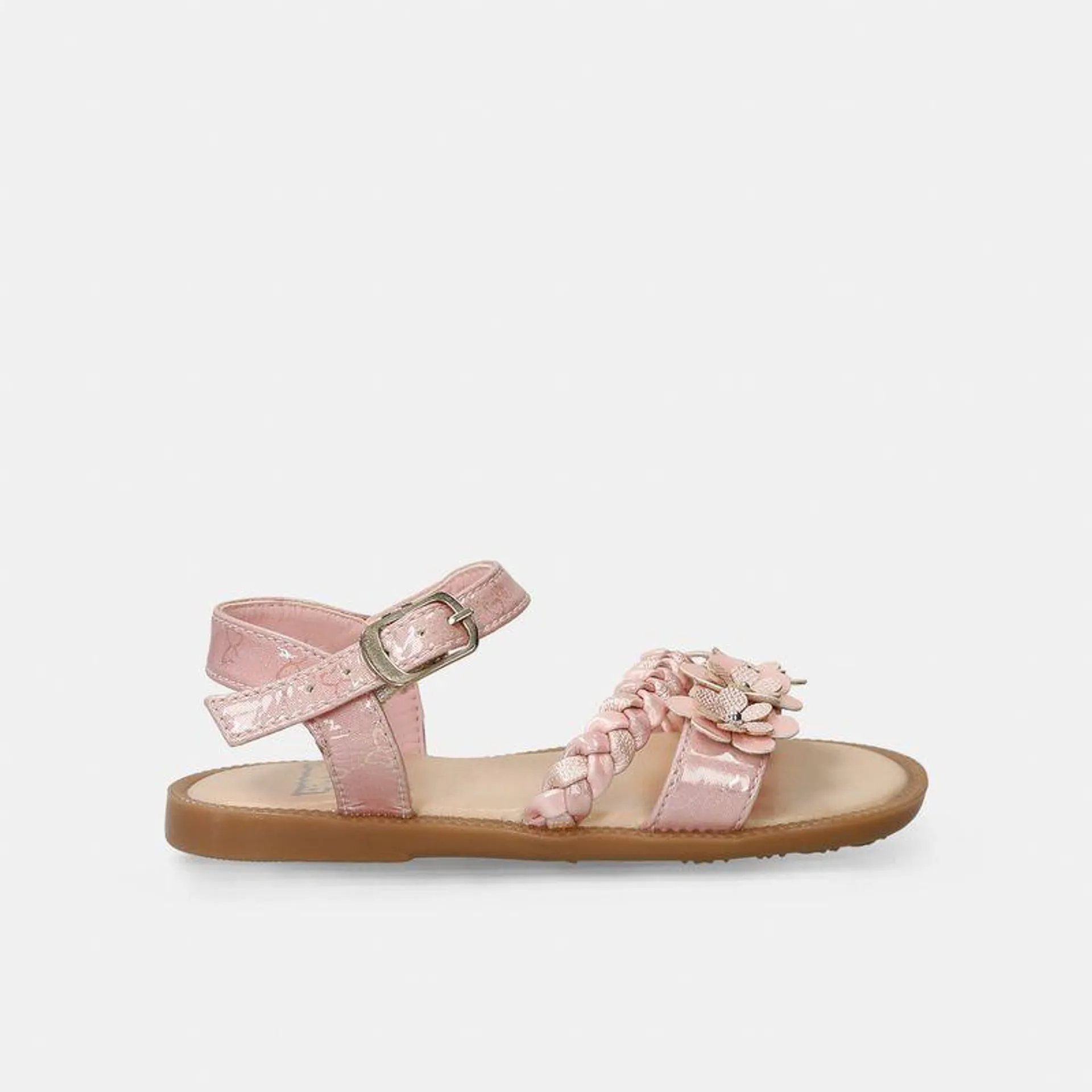 Sandalias Rosado Bubblegummers Soleil Niña