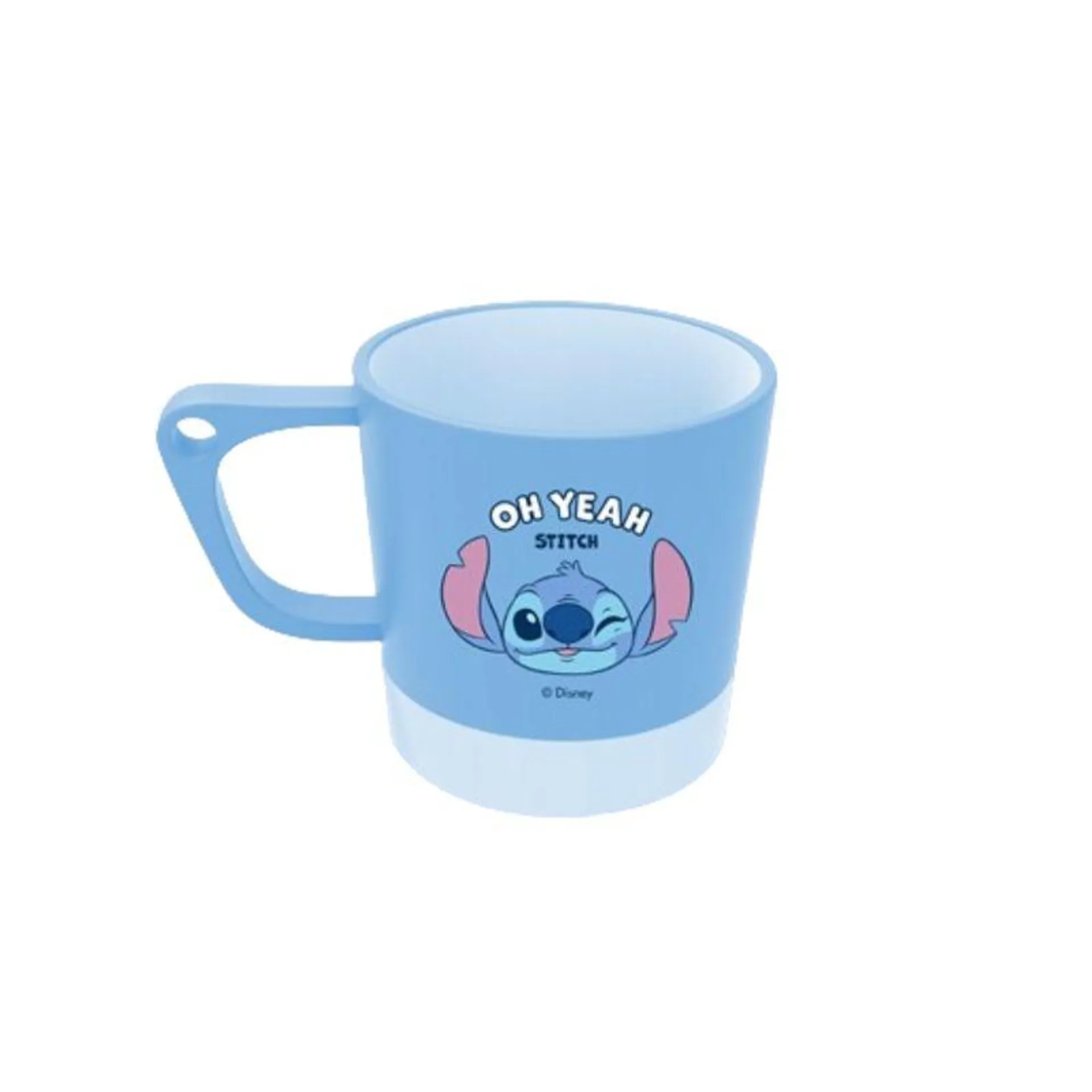 Taza de Plástico Serie Lilo & Stitch Disney 220 Ml Azul