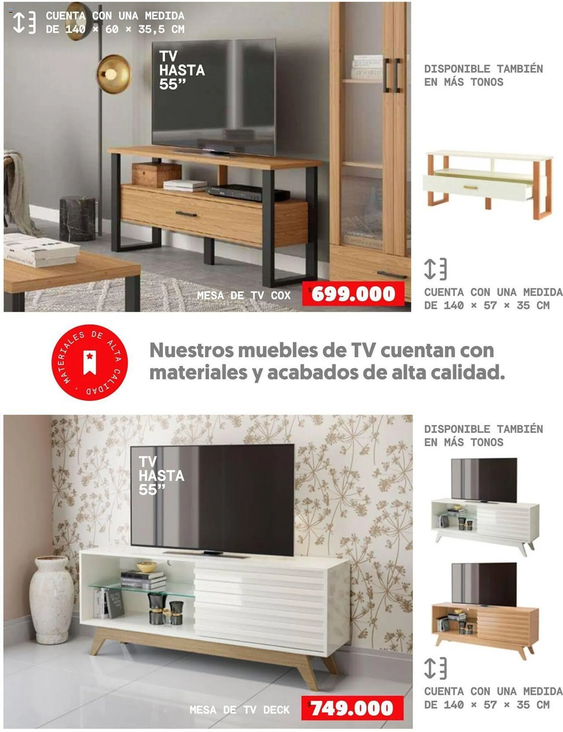 Catalogo de Catálogo Muebles Jamar 16 de septiembre al 31 de octubre 2024 - Pag 18