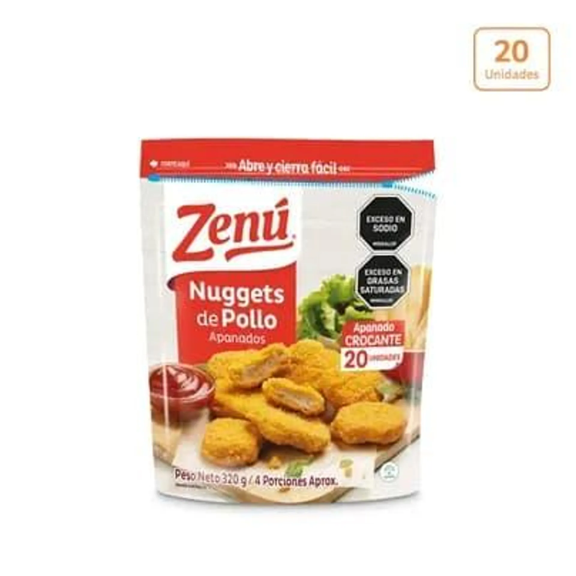 Nuggets de pollo Zenú x 320g