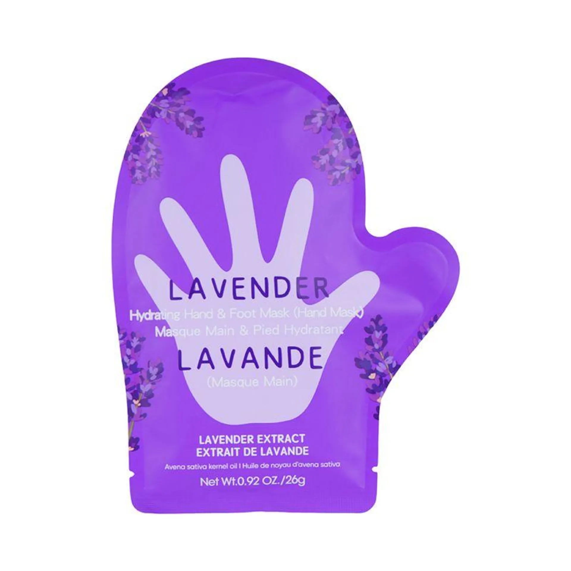 Mascarilla Hidratante para Manos de Lavanda