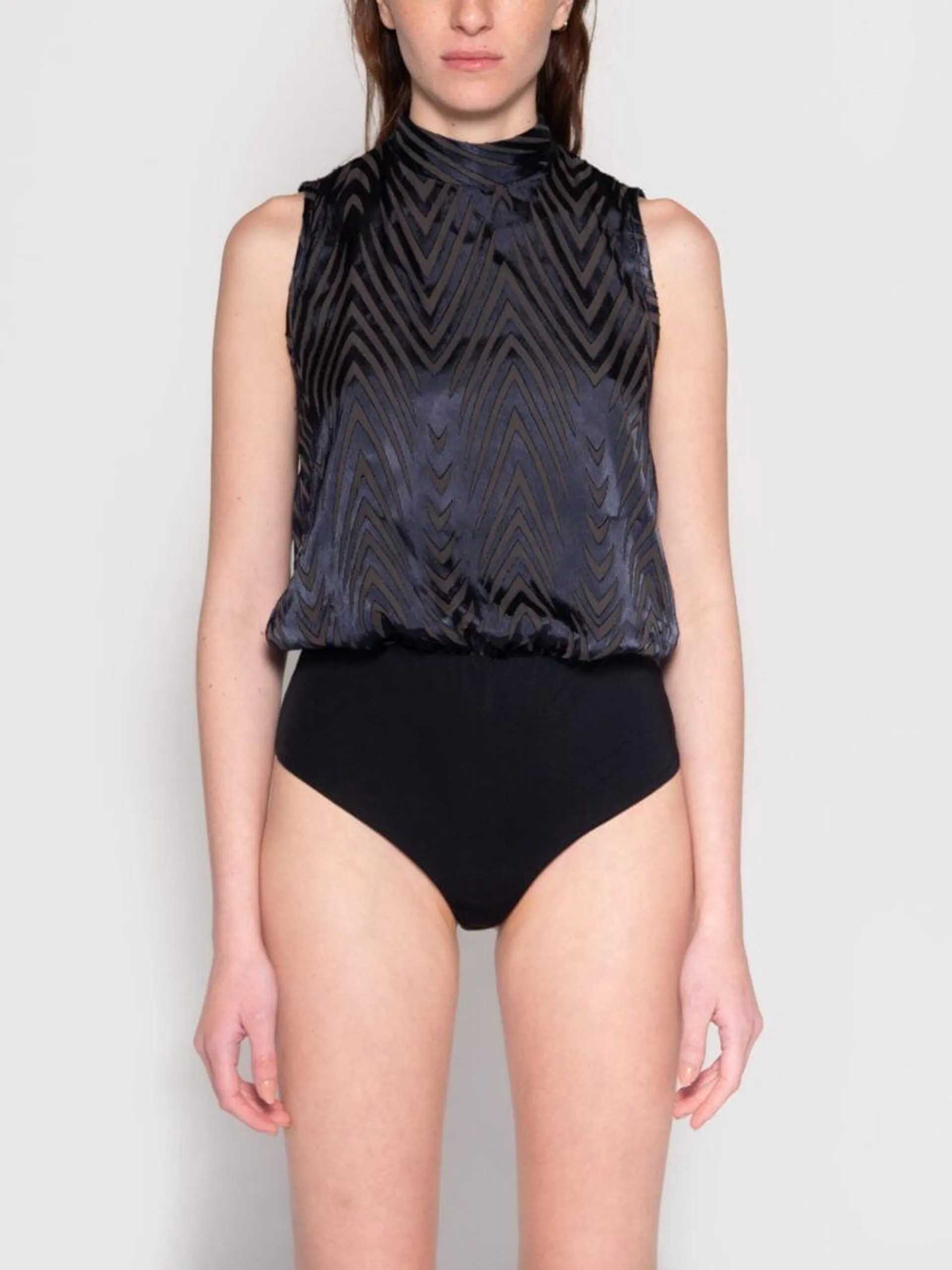 PENELOPE BODYSUIT DARK BLUE TIGER