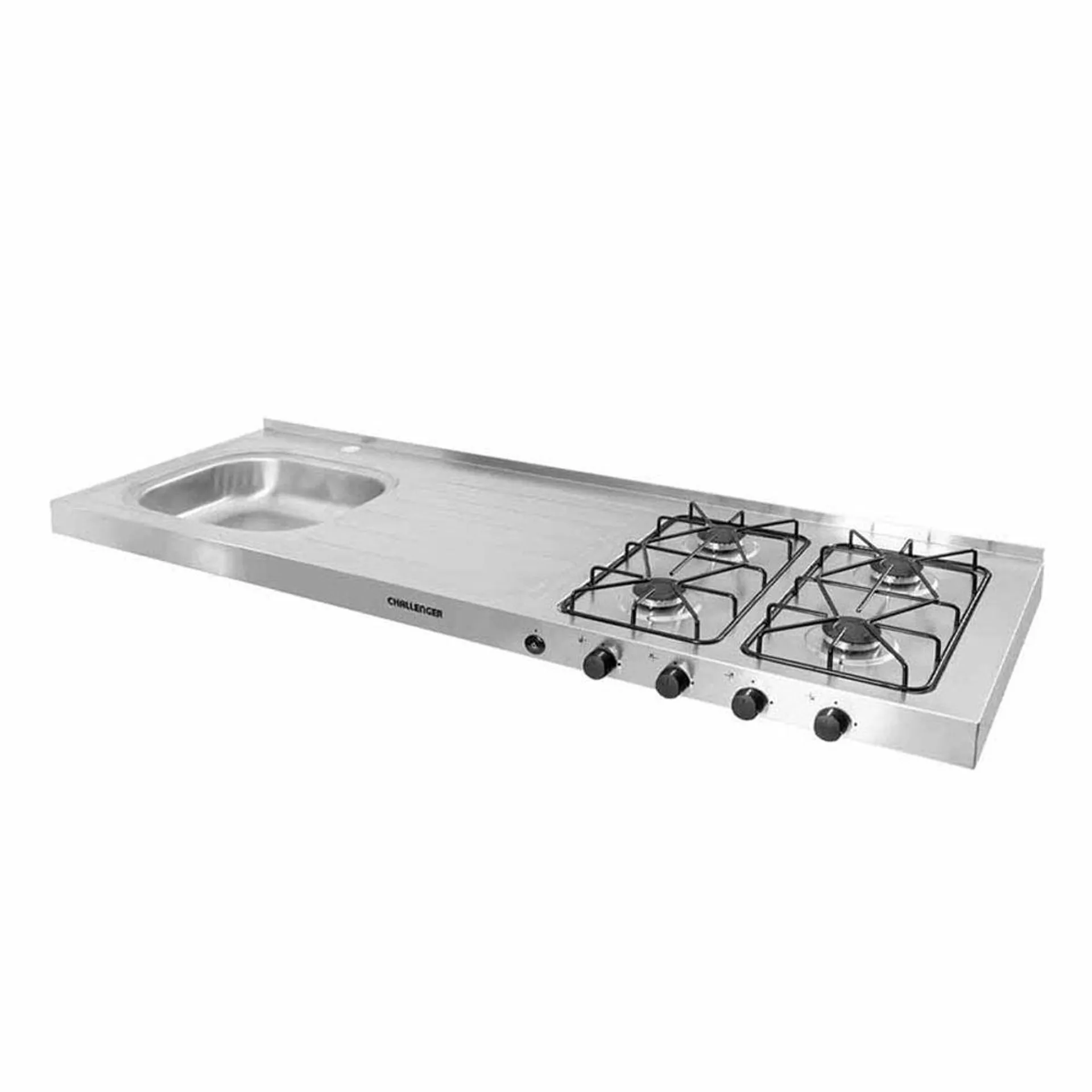 Meson izq 150cm acero inox mi 1154