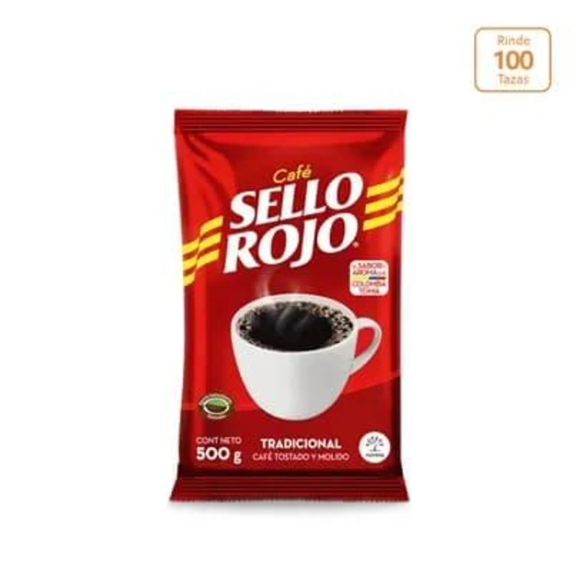 Café Sello Rojo Tipo Fuerte x 500g