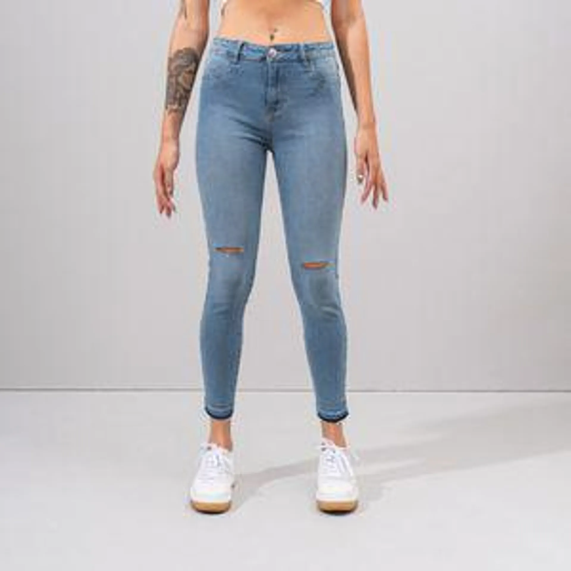 Jean Skinny Talle Alto Davos