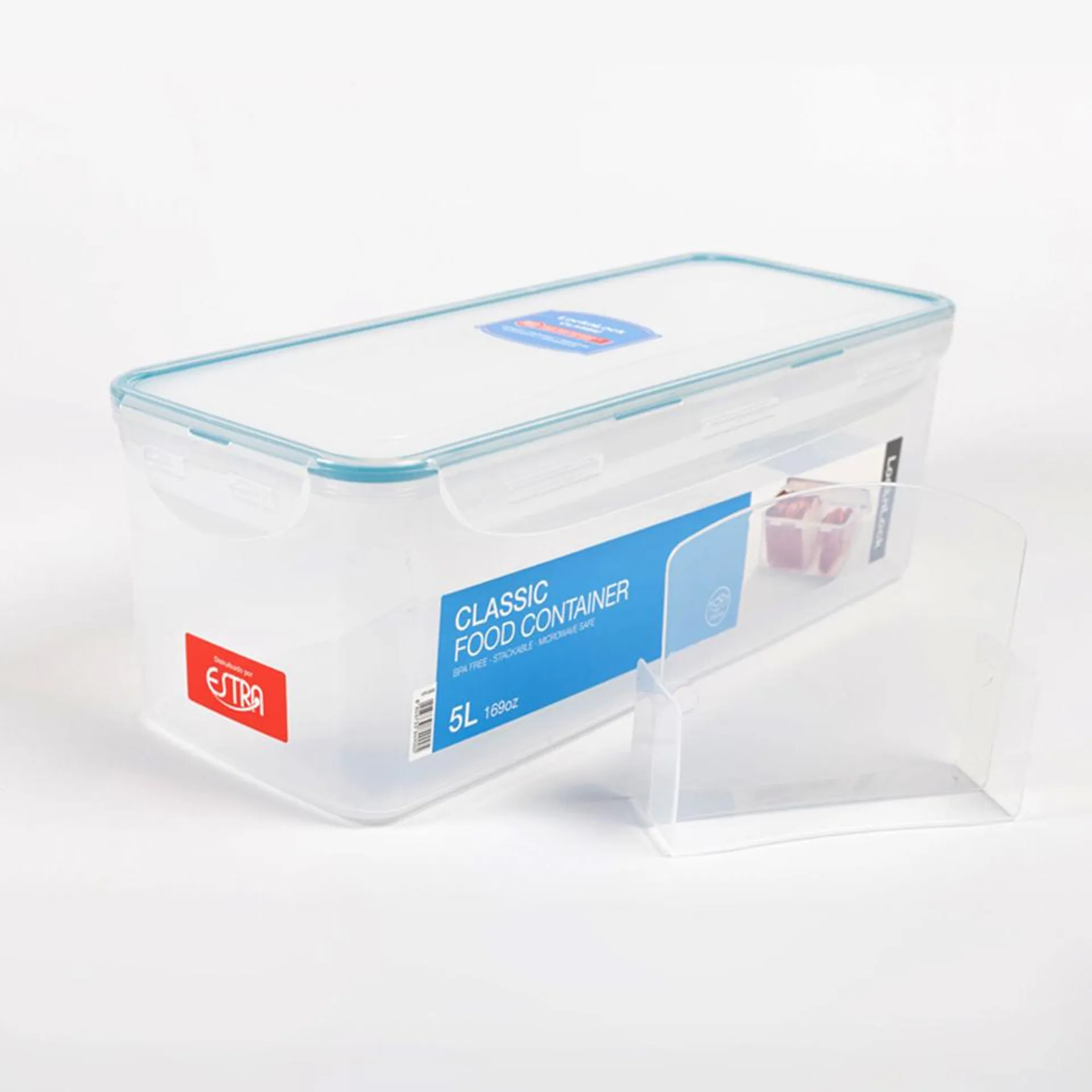 Recipiente Plastico Para Pan Classic 5L transparente