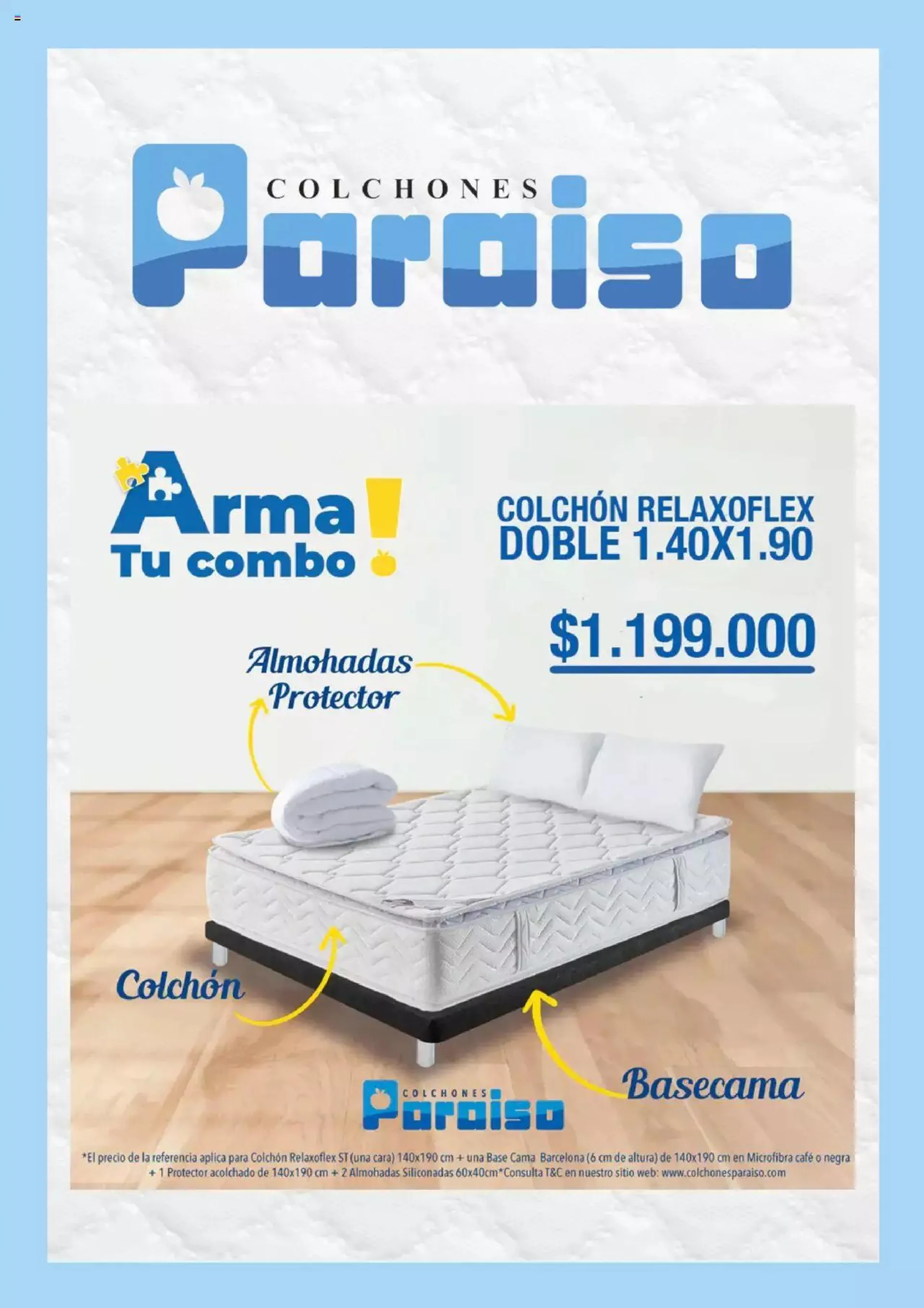 Catalogo de Colchones Paraiso - Promociones 2 de marzo al 31 de diciembre 2024 - Pag 5