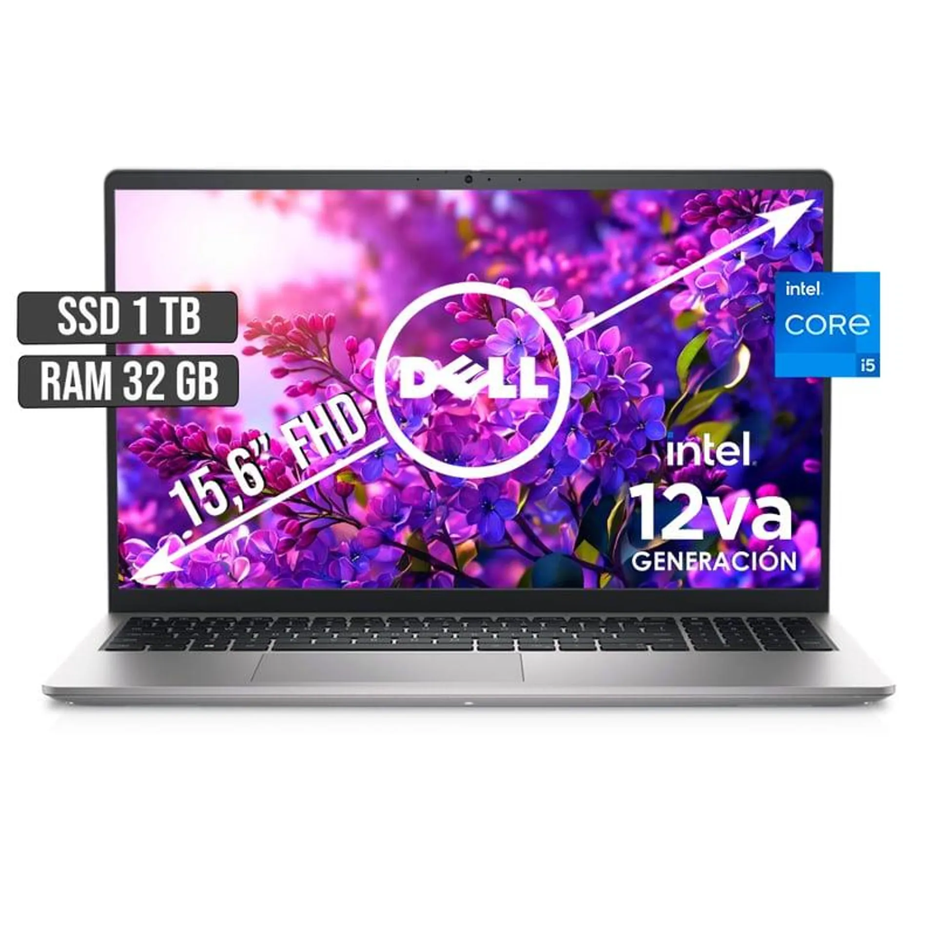 PORTATIL DELL INSPIRON 15 INTEL CORE I5-1235U SSD 1TB RAM 32GB LED 15,6 FHD