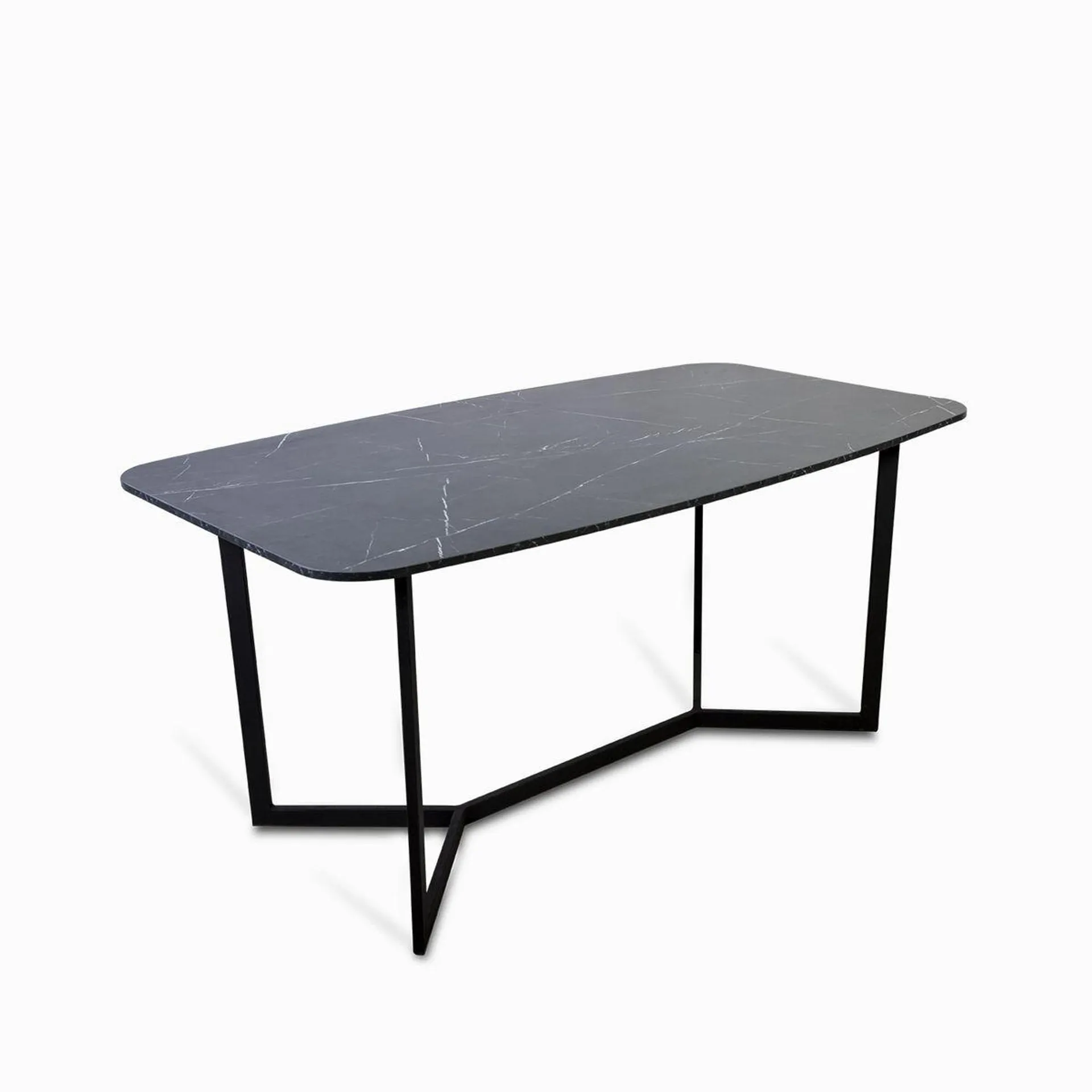 Mesa comedor west 75x160x90 negra