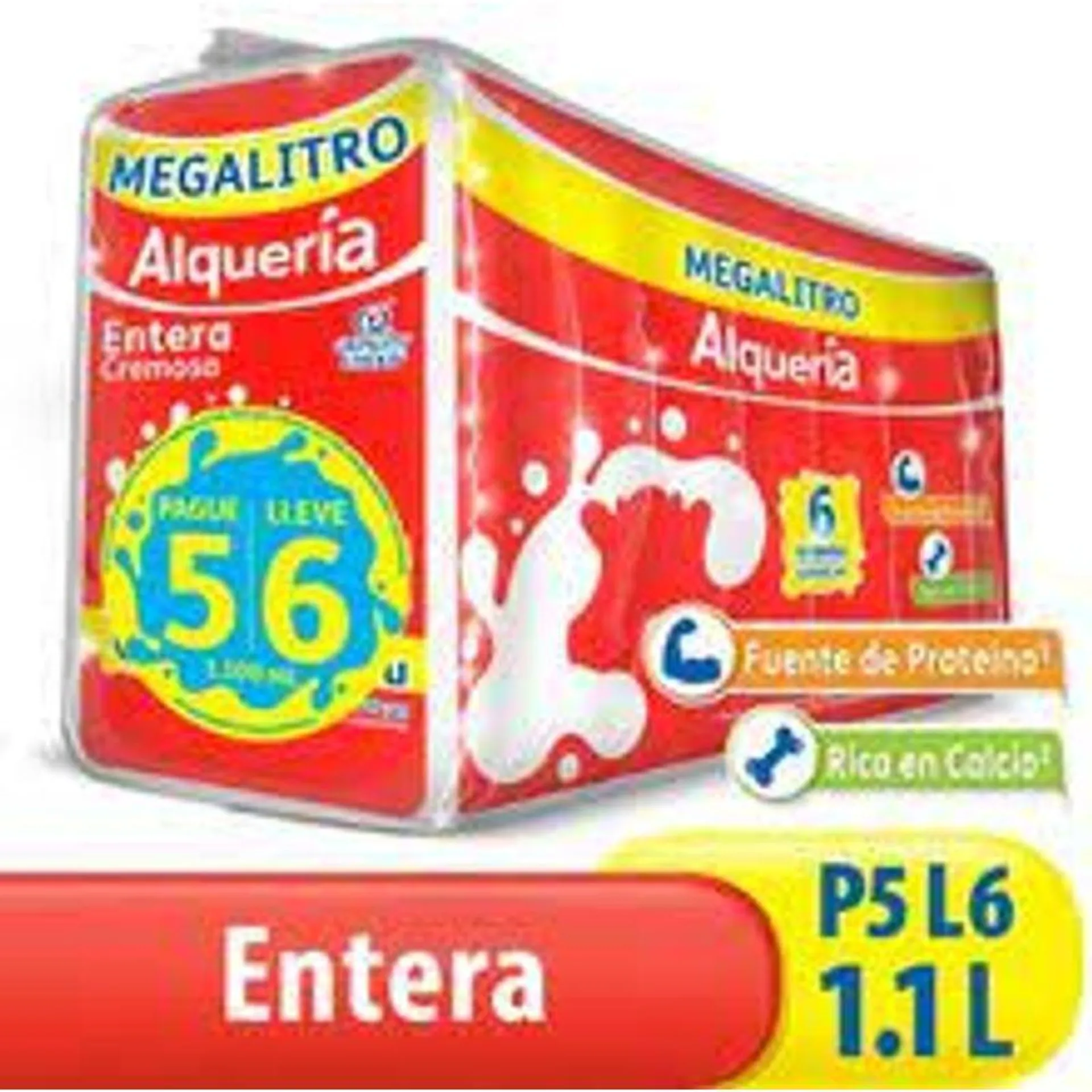 LECHE ORIGINAL ALQUERIA PAG5 LLV6*6600ML