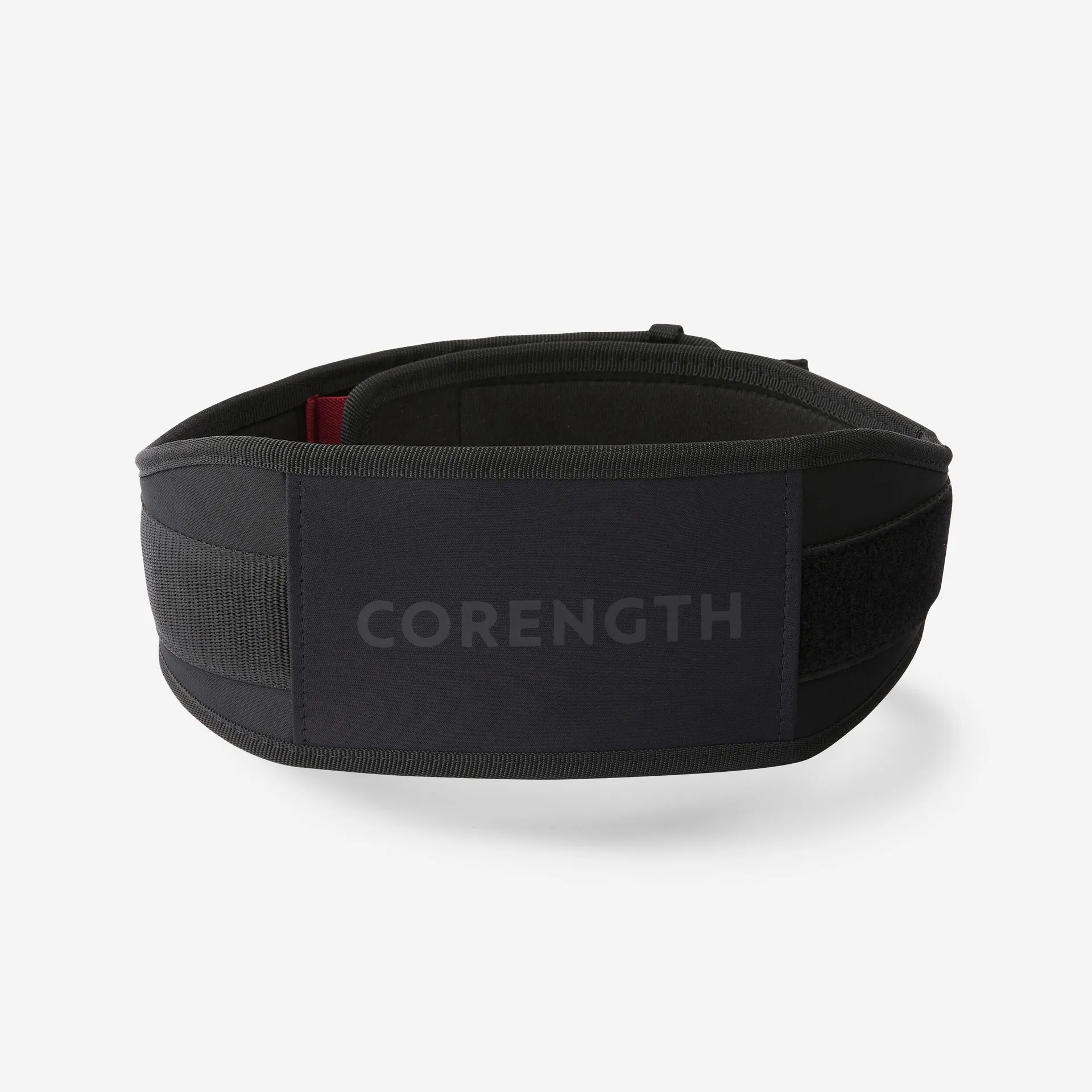 Cinturón lumbar para gimnasio Corength negro