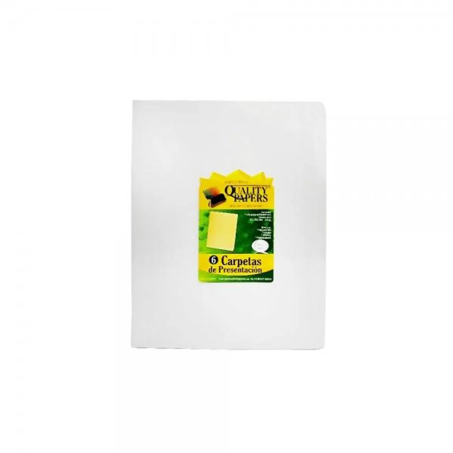 Carpeta Kimberly Color Blanco 220Gr X6 Und