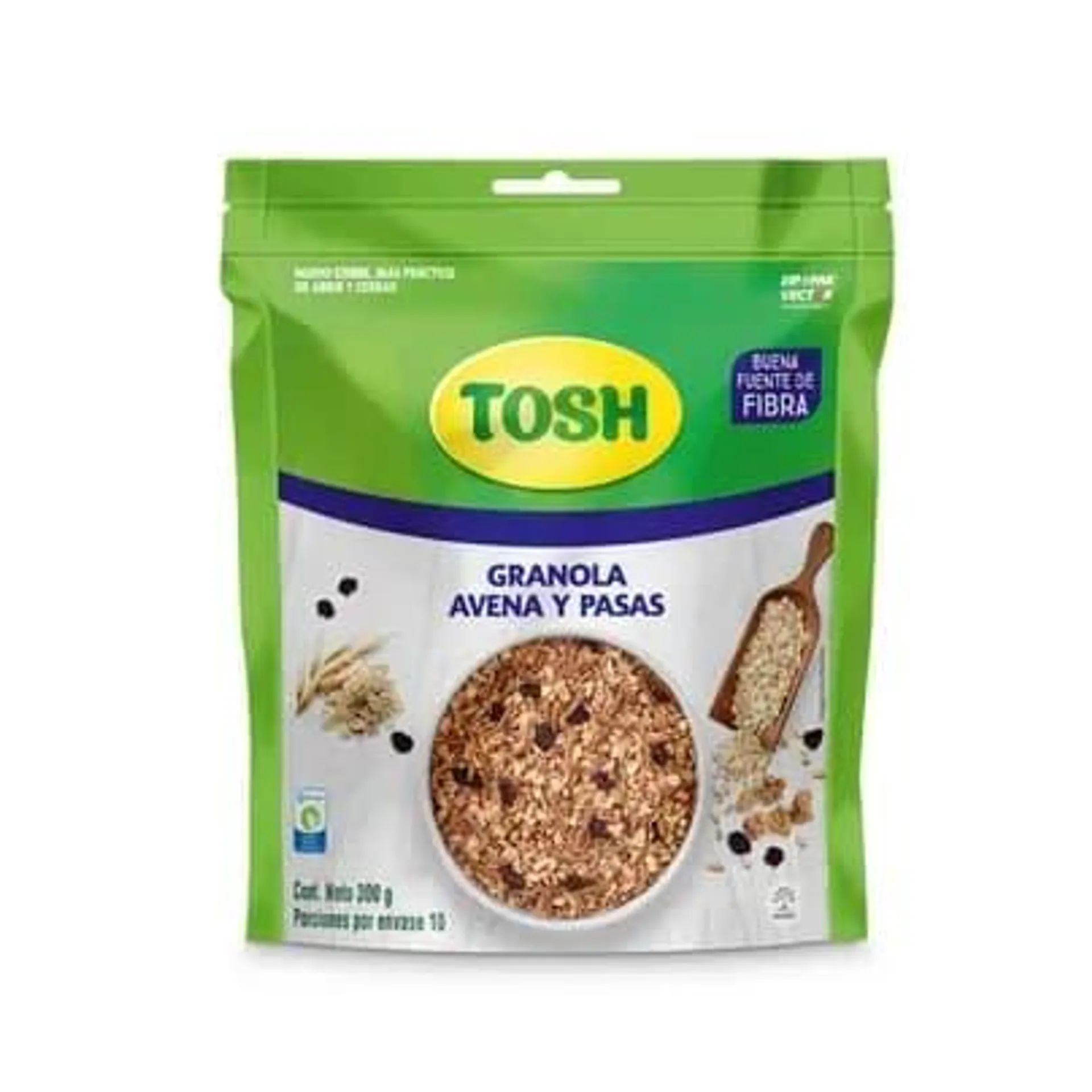 Cereal Tosh Granola Avena y Pasas x 300g